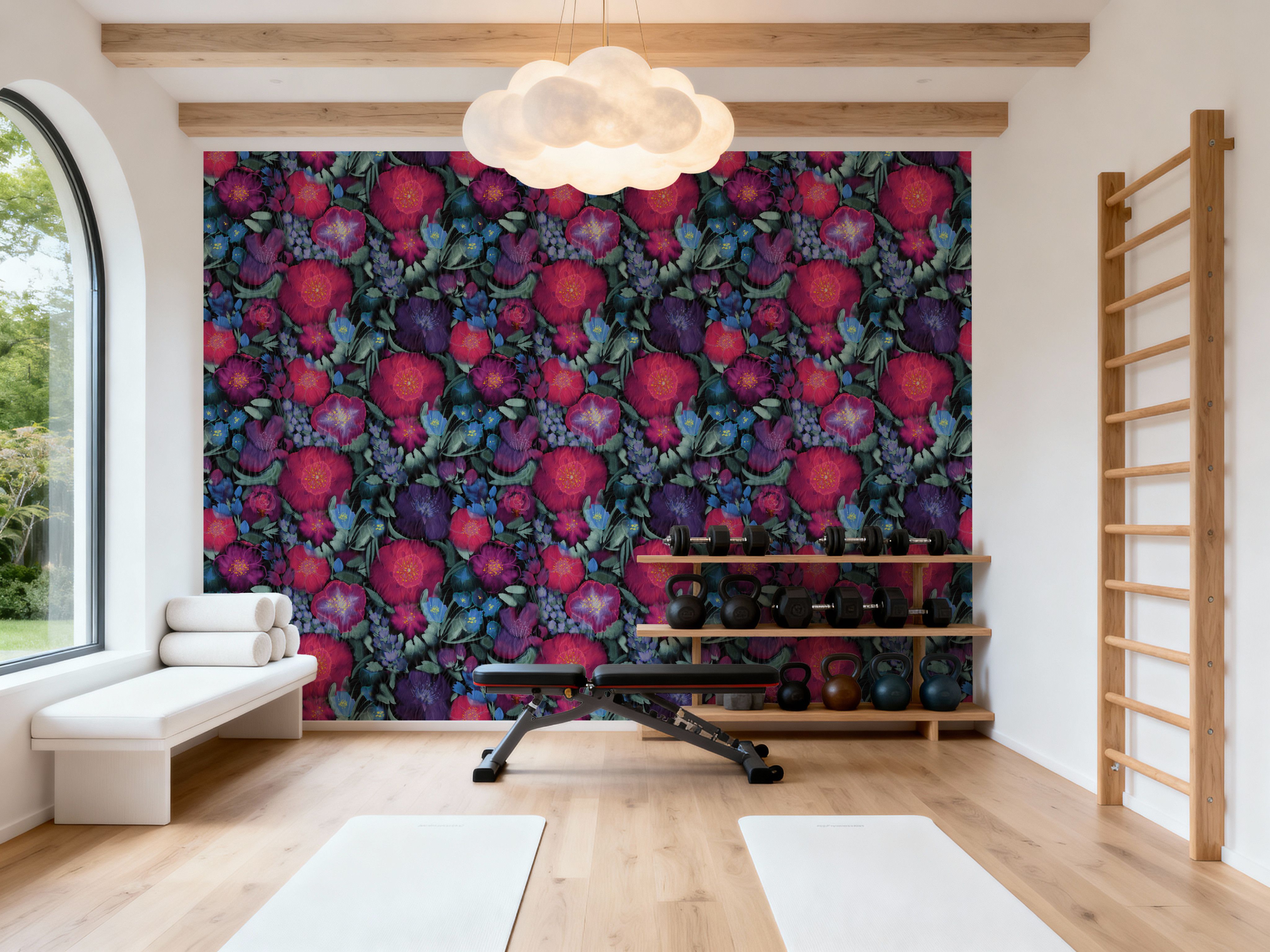 Flowershow Poppies, Cerise