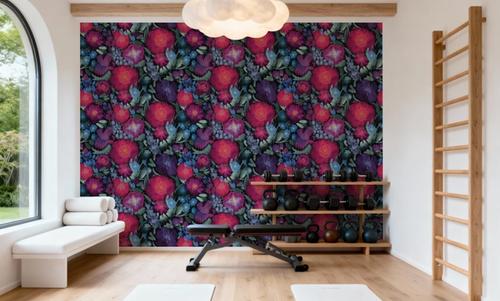 Flowershow Poppies, Cerise
