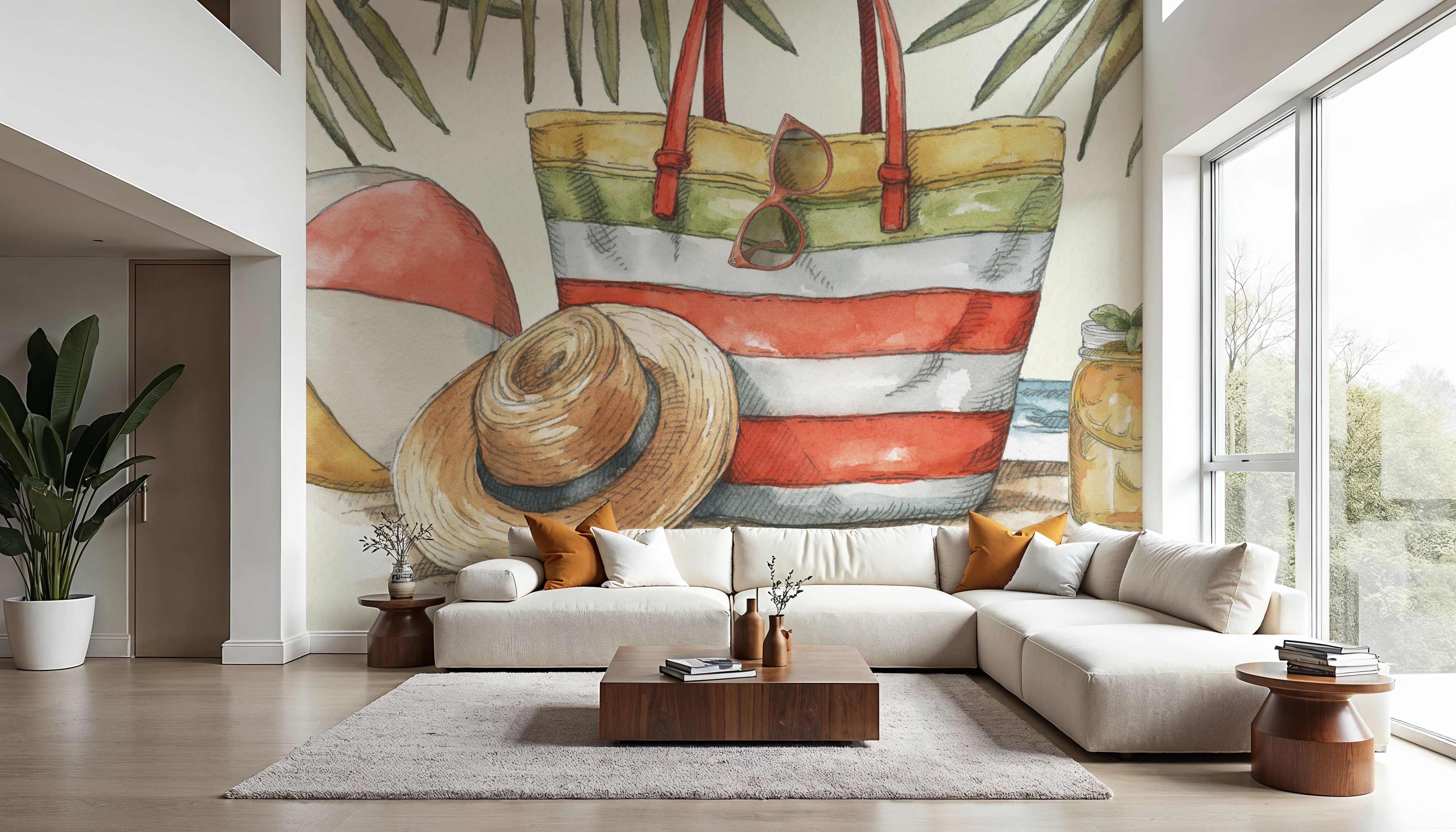 Vintage Summer I, Wallpaper