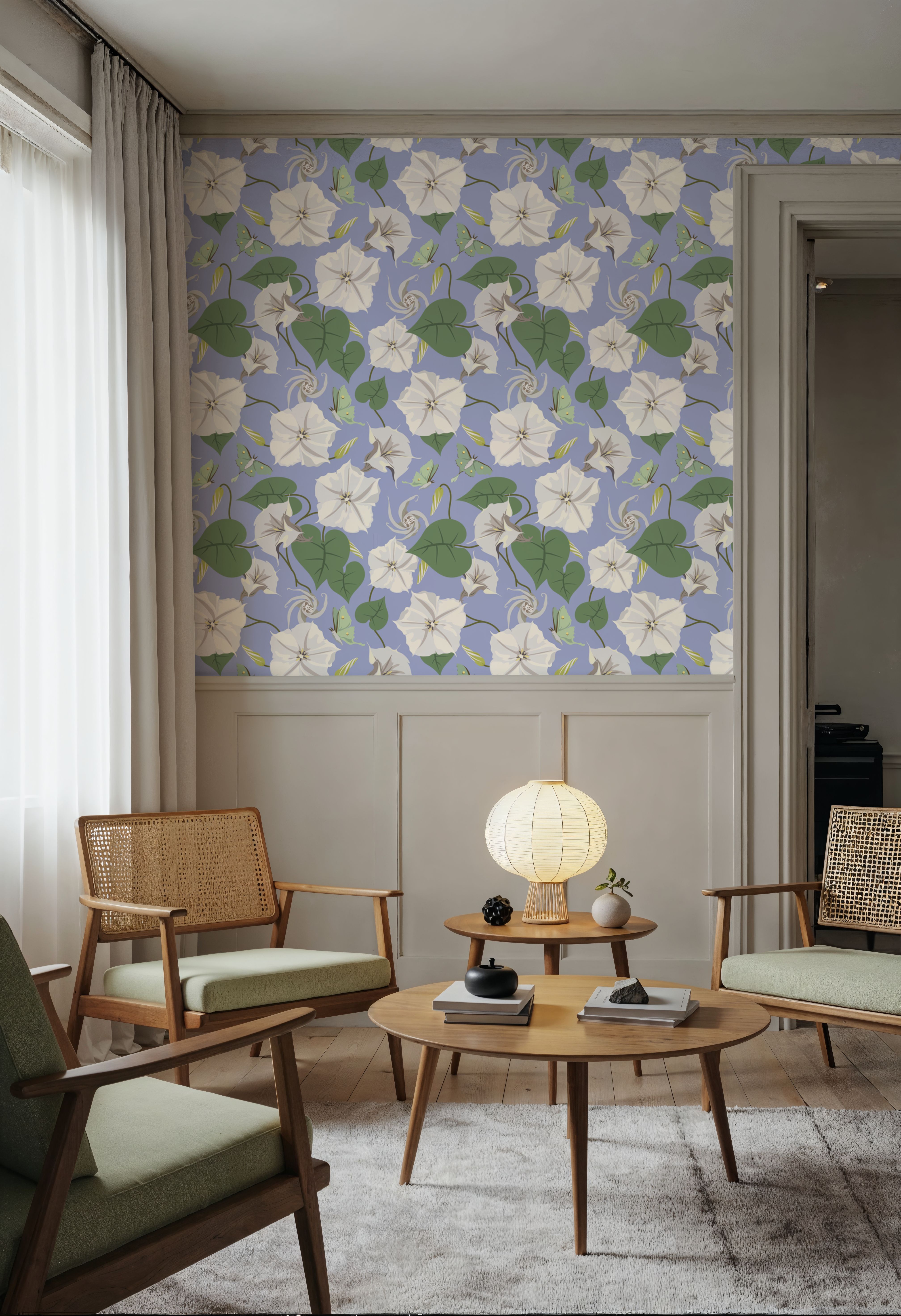 Moon Vine, Light Blue