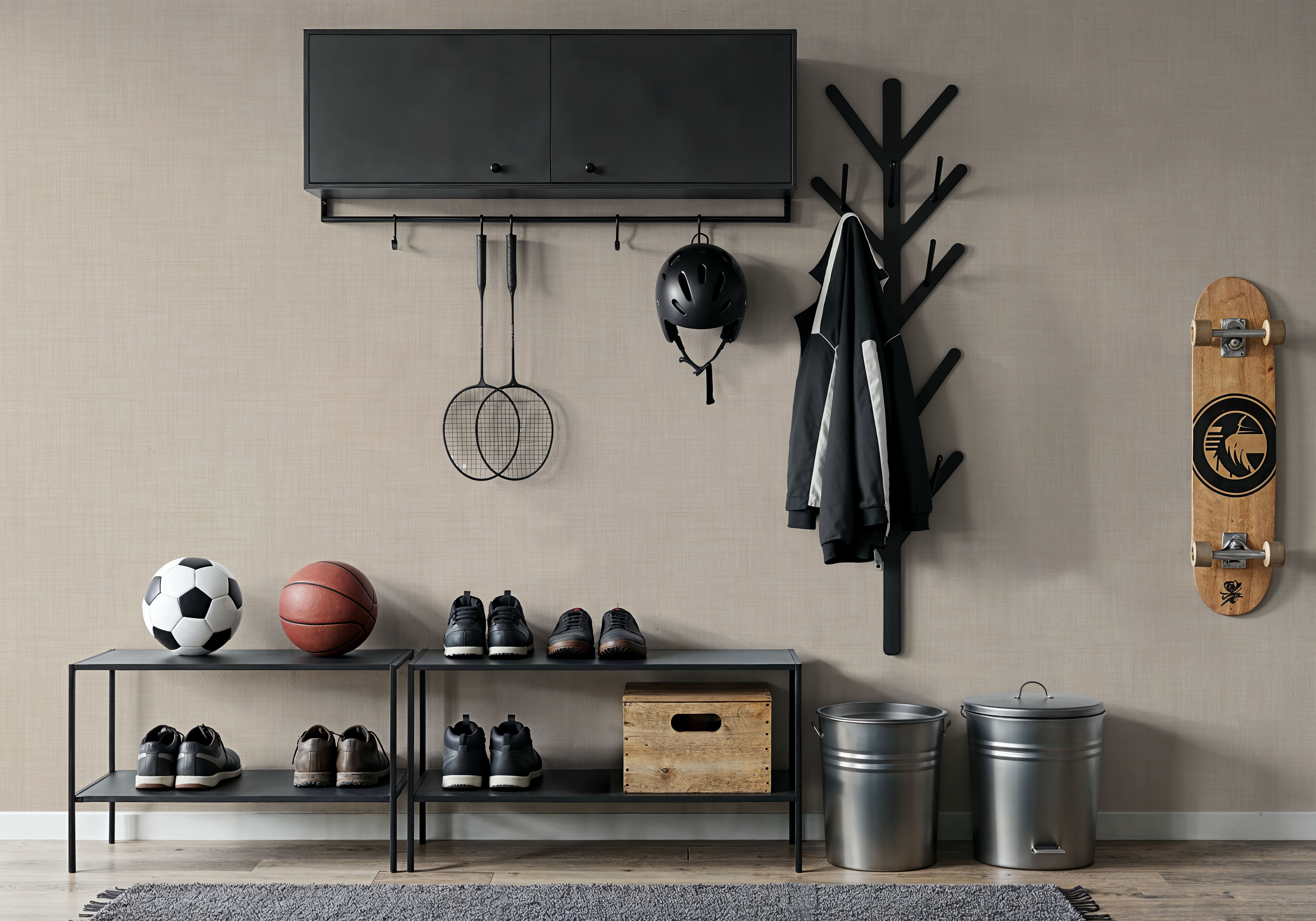 Mottled Linen Effect, Beige