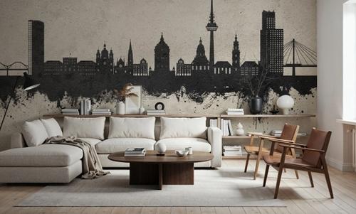 Mannheim Germany Skyline Concrete