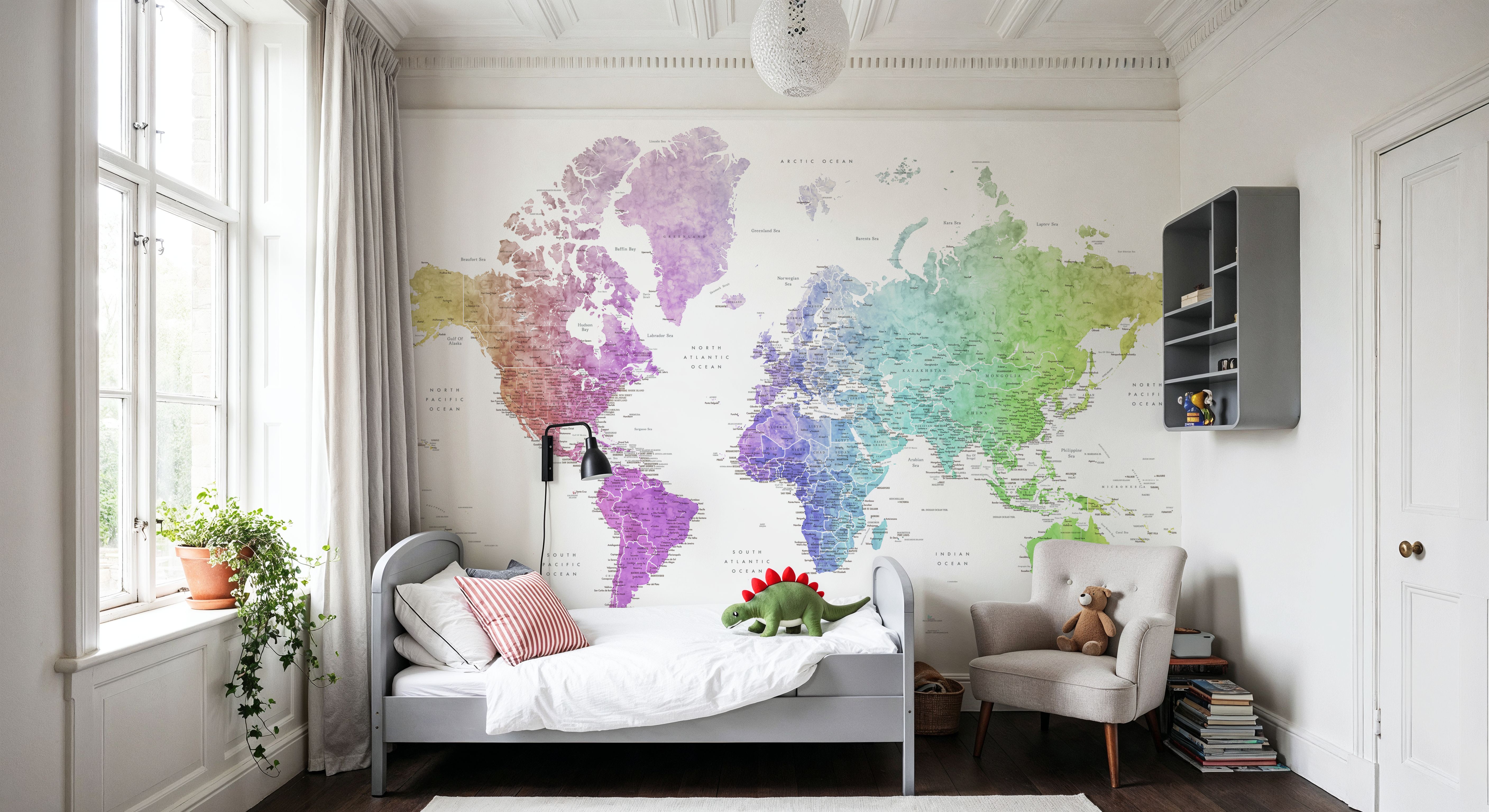 World Map Cities - Jude