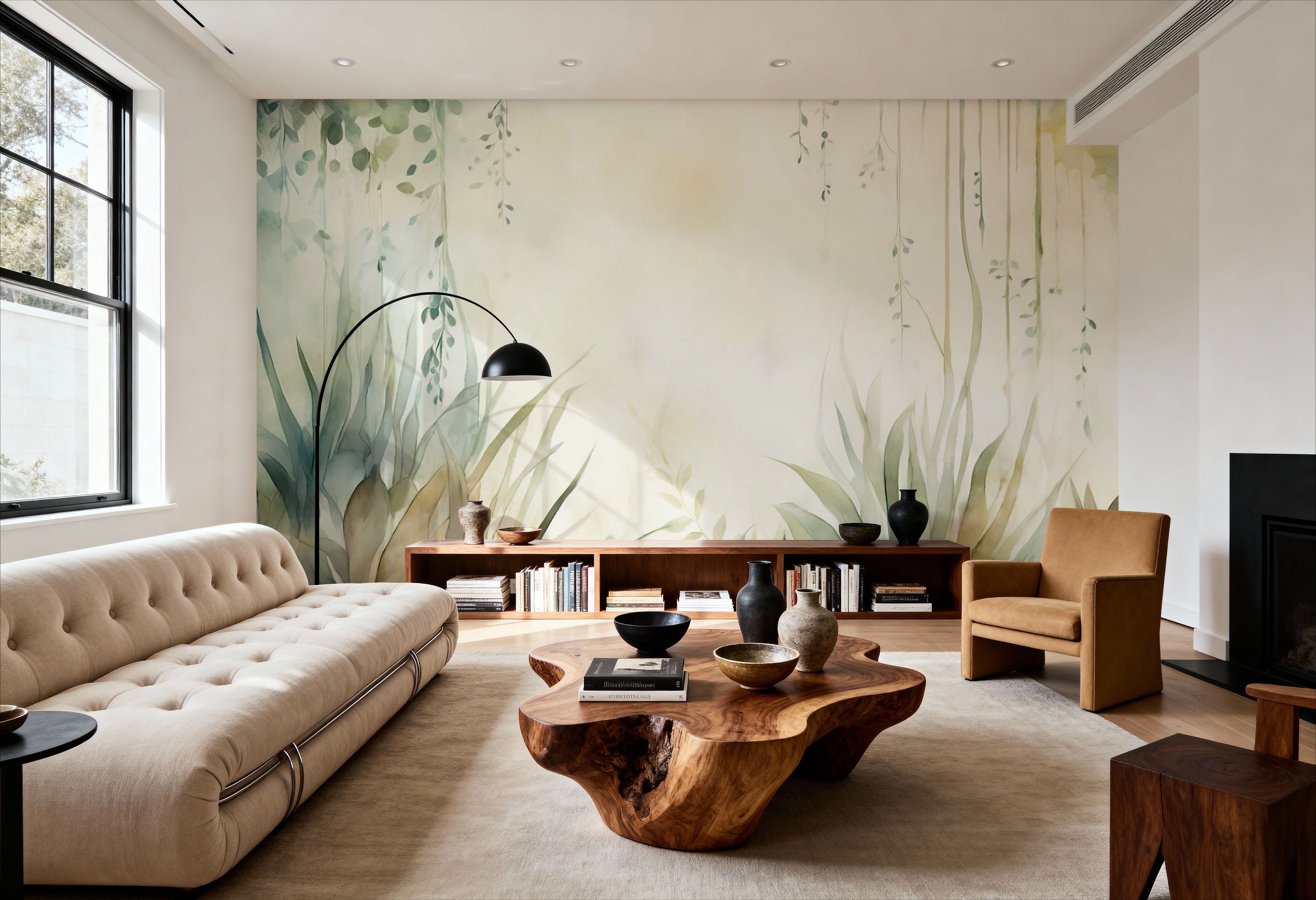 Transparent Garden Spring, Wallpaper