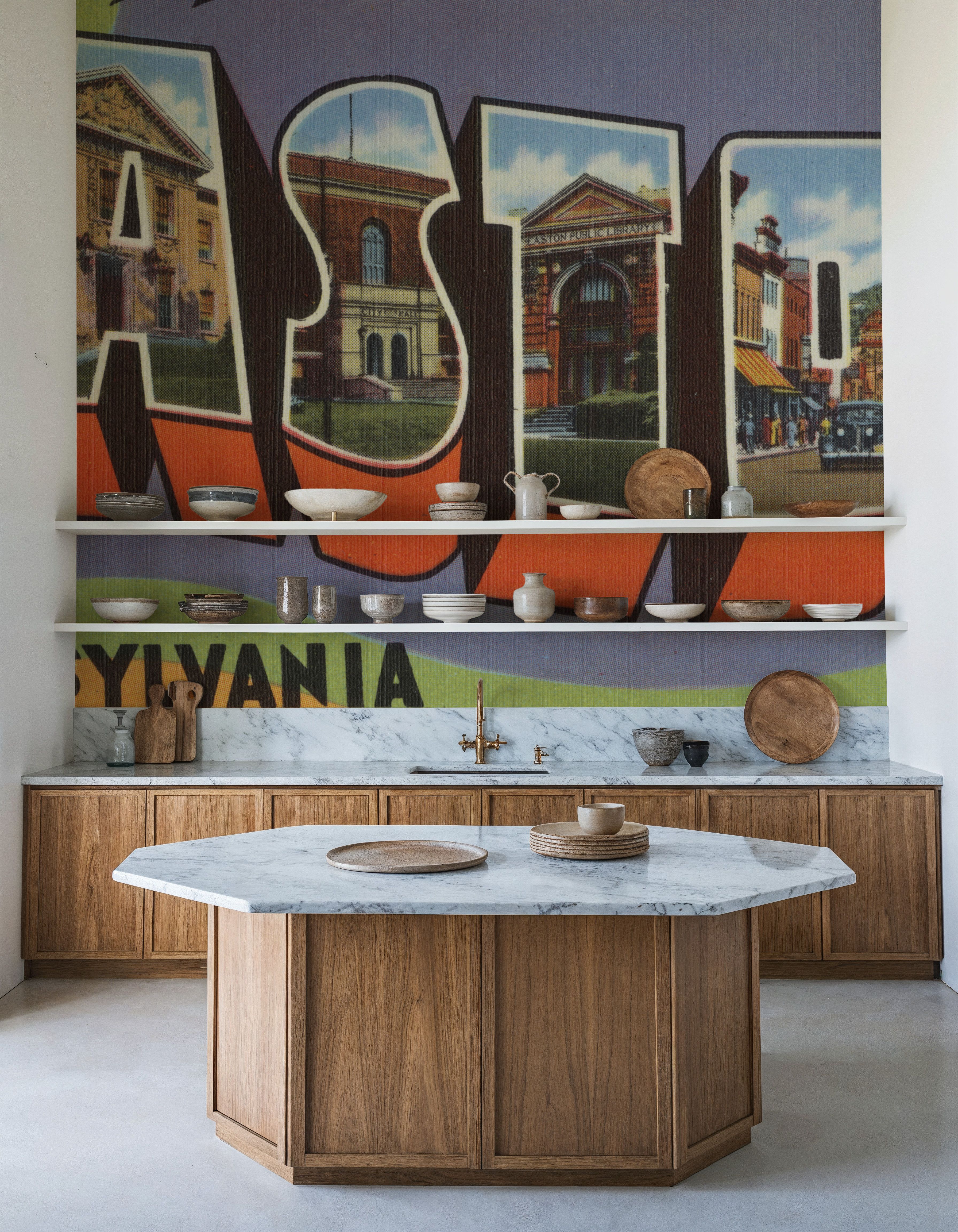 Greetings from Easton - Screenprint Postcard