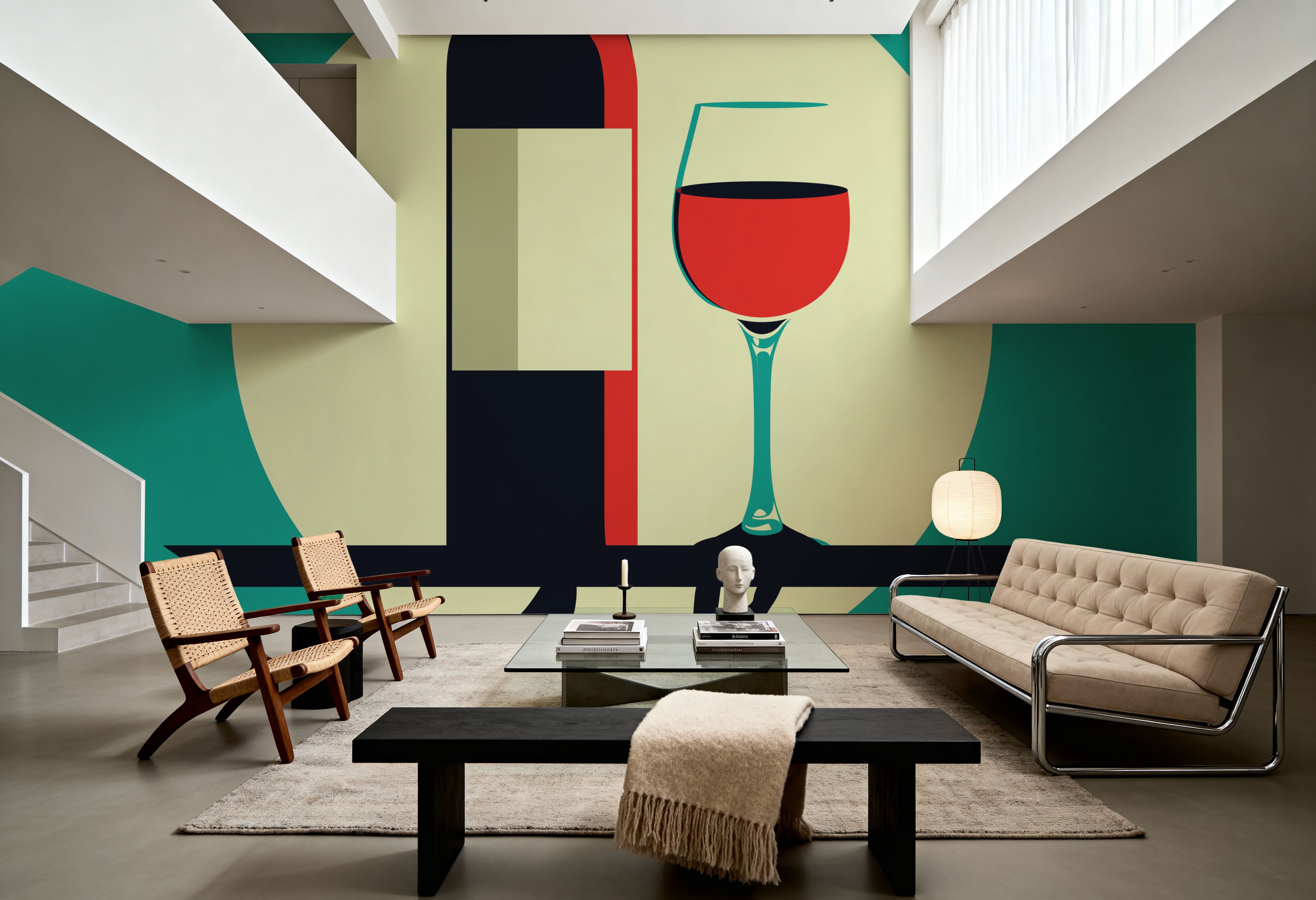 Red Wine Coming Up, Papier peint