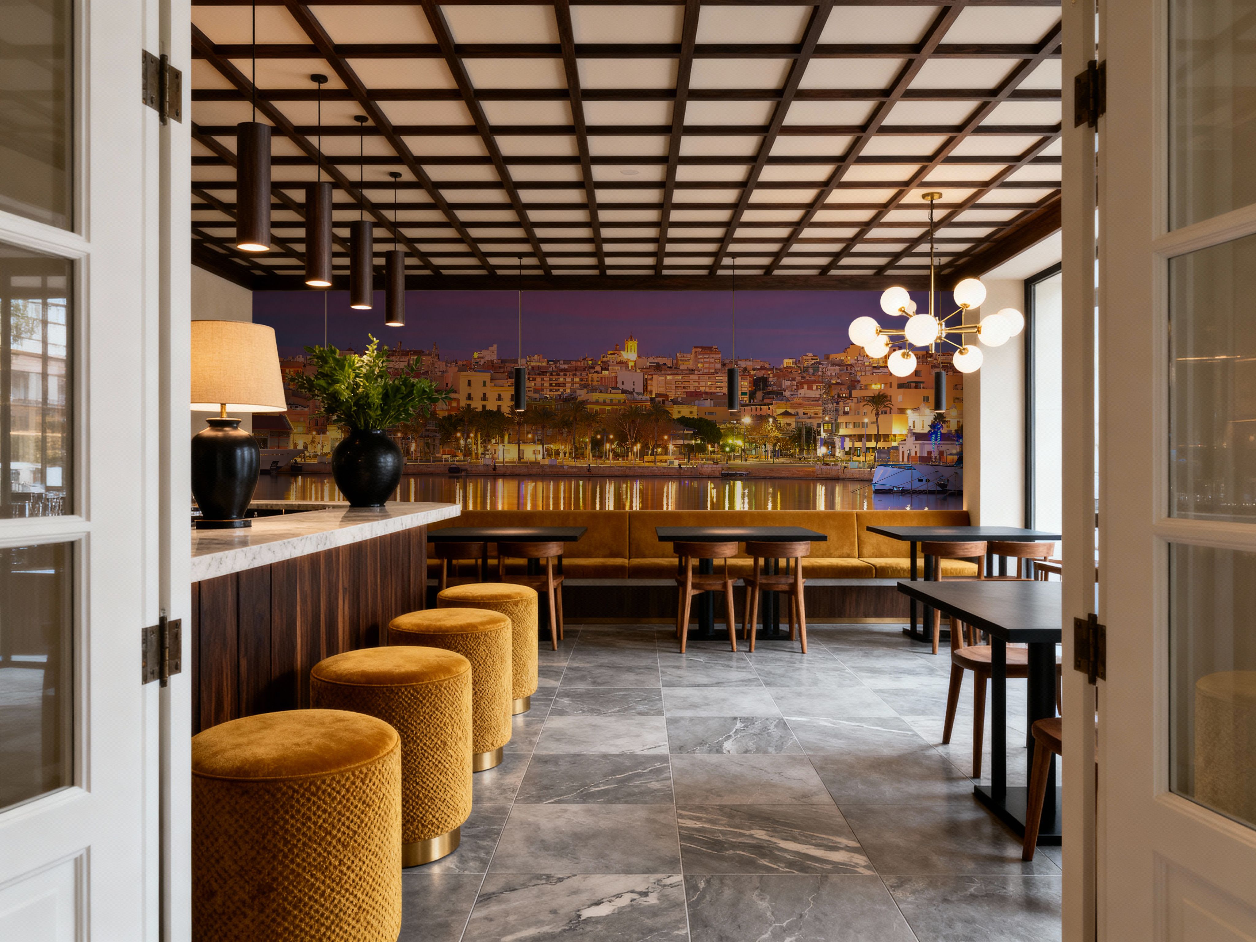 Tropical Harbor Twilight