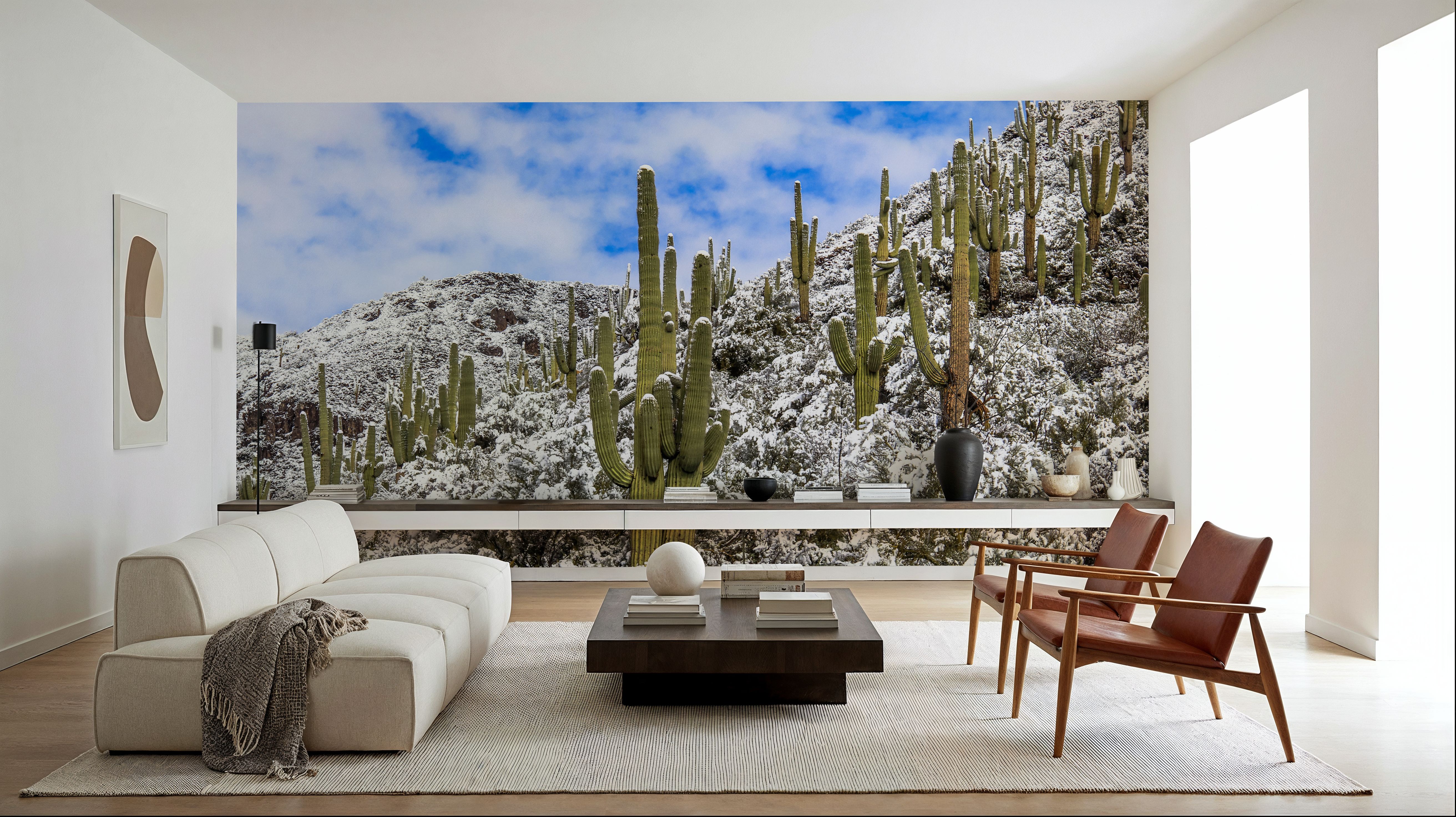 Snowy Desert Cactai