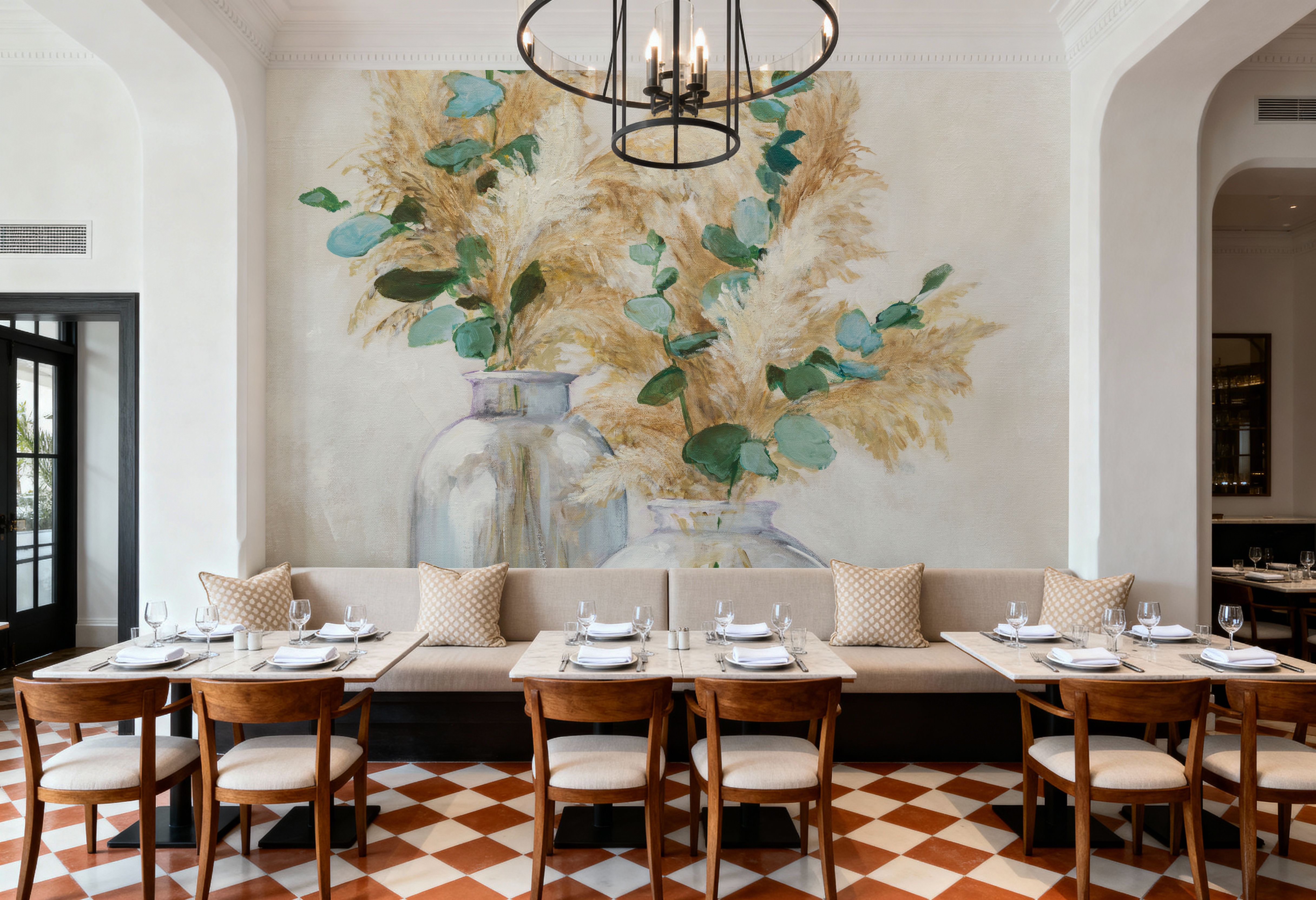 Pampas and Eucalyptus Bouquets