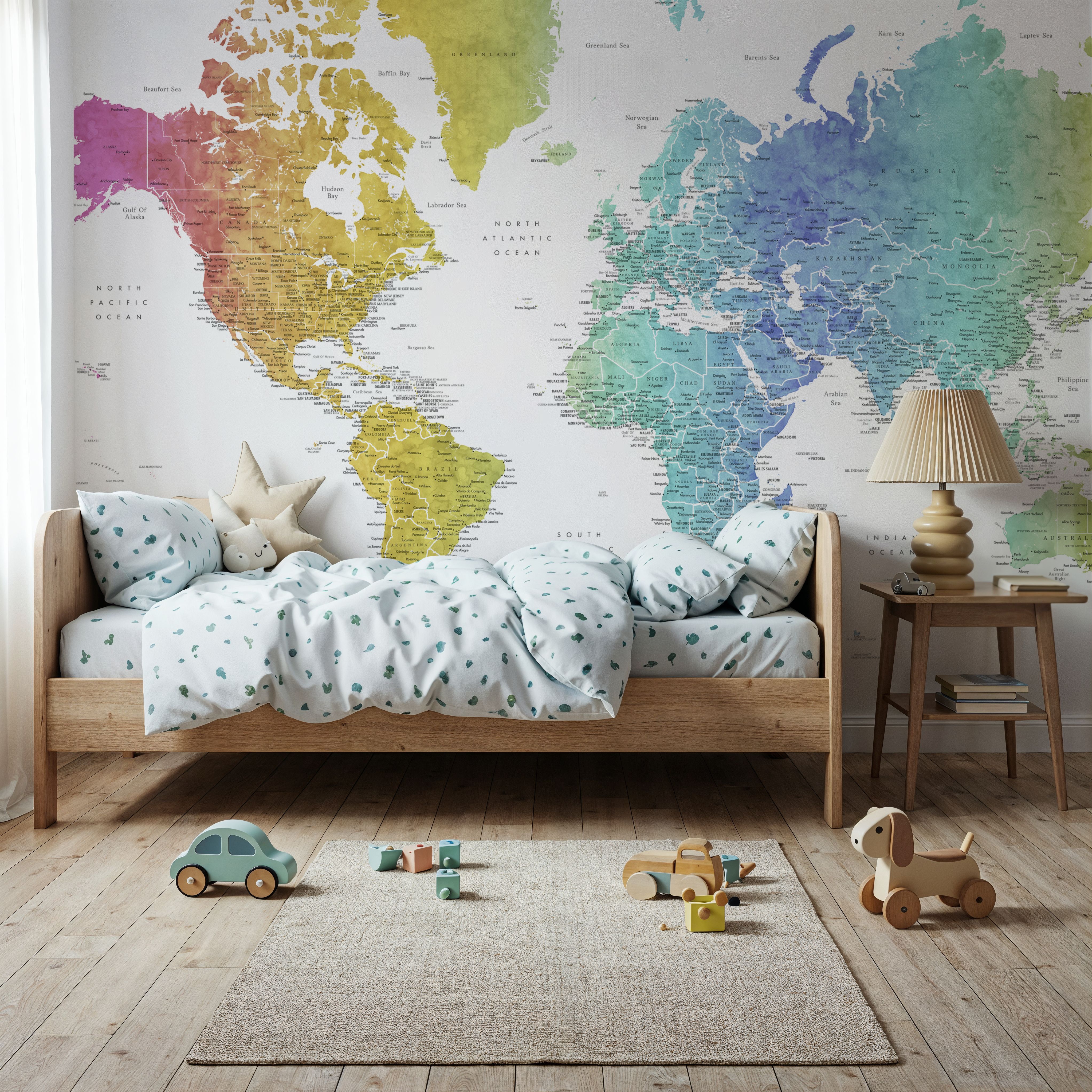 World Map Cities - Adrius