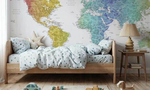 World Map Cities - Adrius
