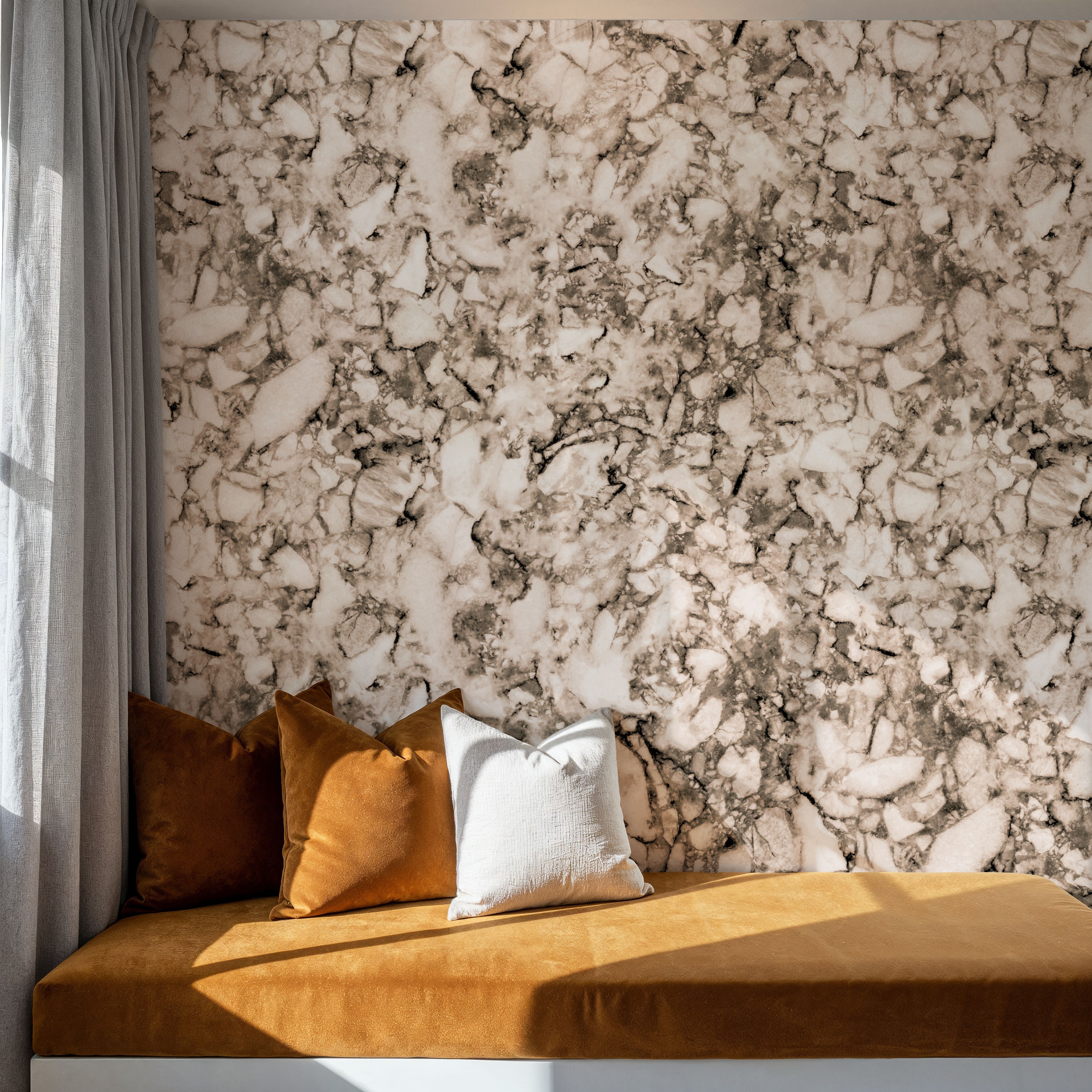 Statement Marble, Beige