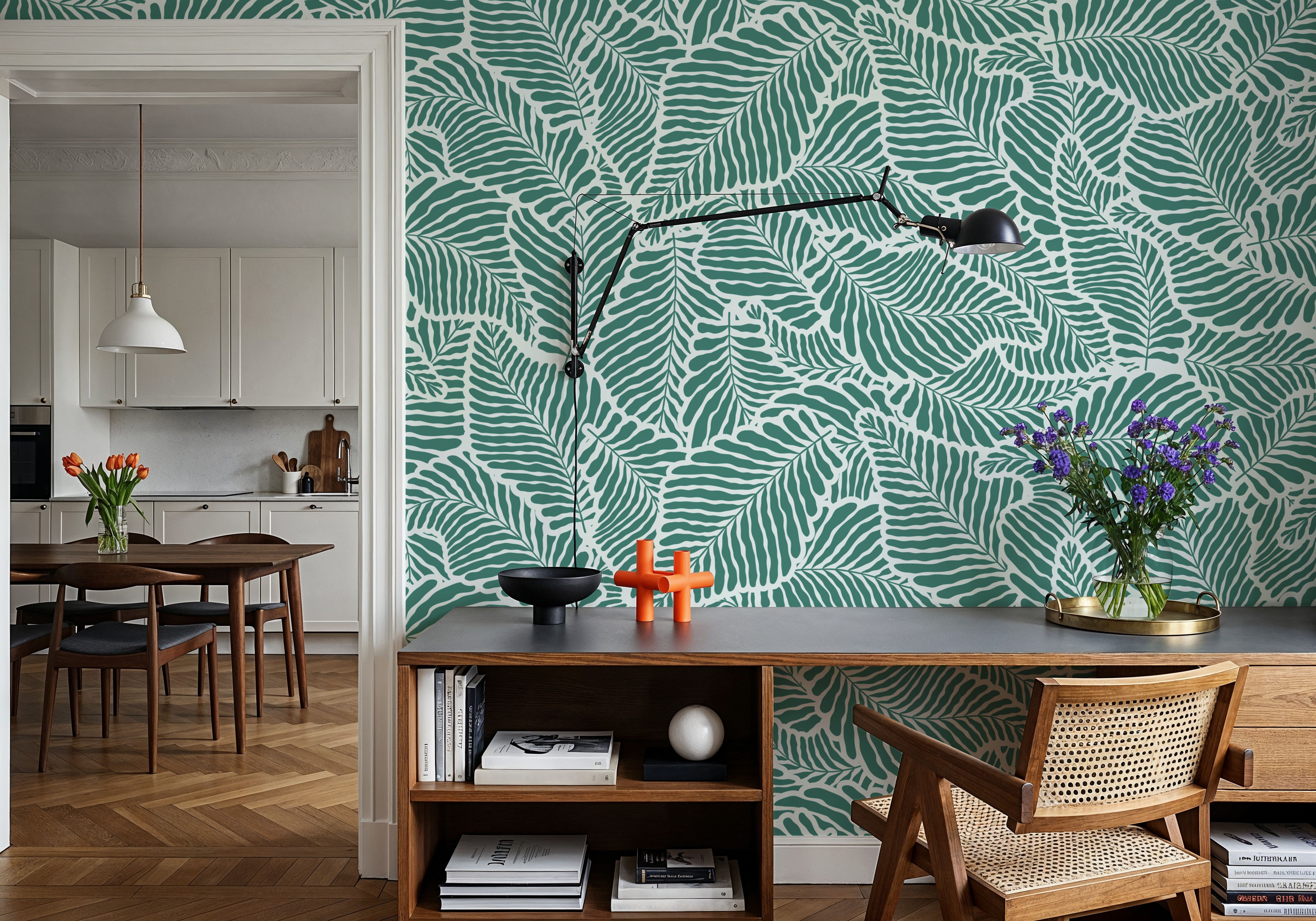 Fern Cut-Outs Pattern, Fresh Evergreen