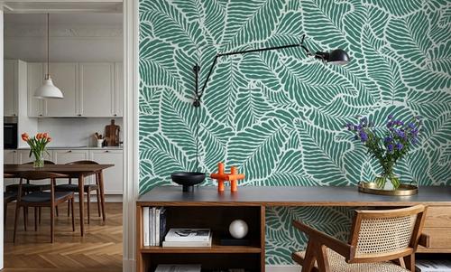 Fern Cut-Outs Pattern, Fresh Evergreen