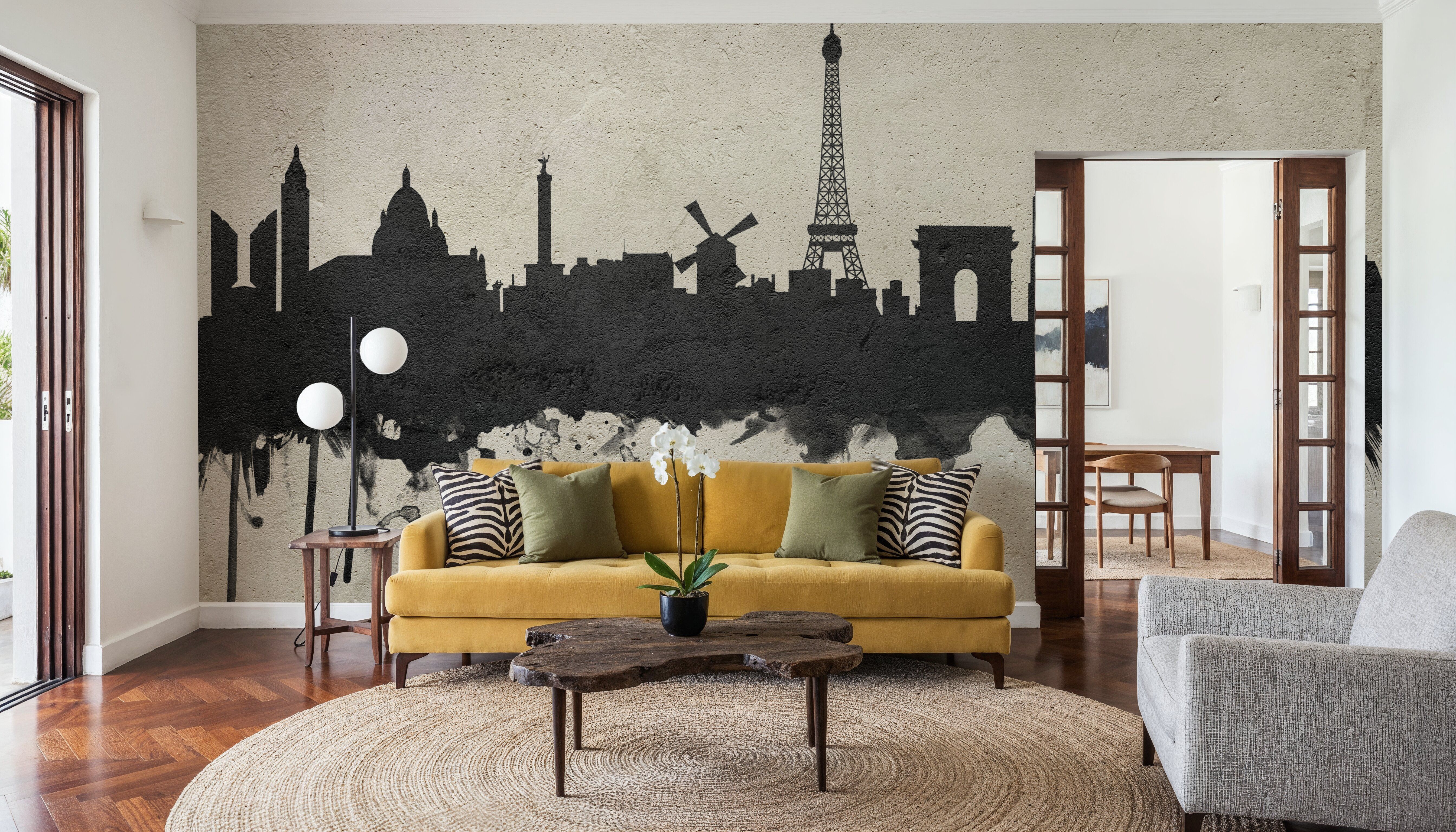 Paris Skyline Concrete
