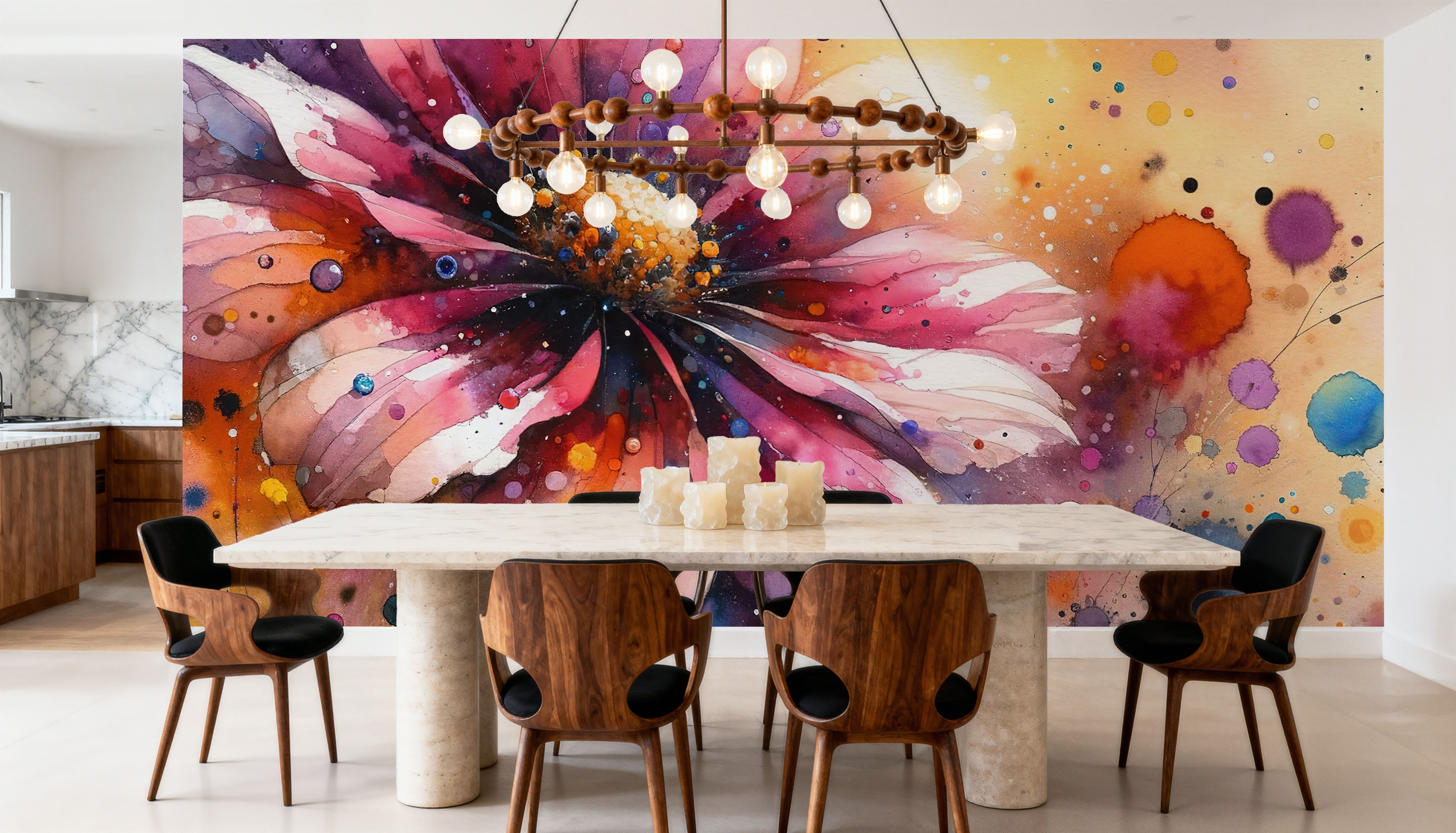 Blossoming Confidence, Tapet