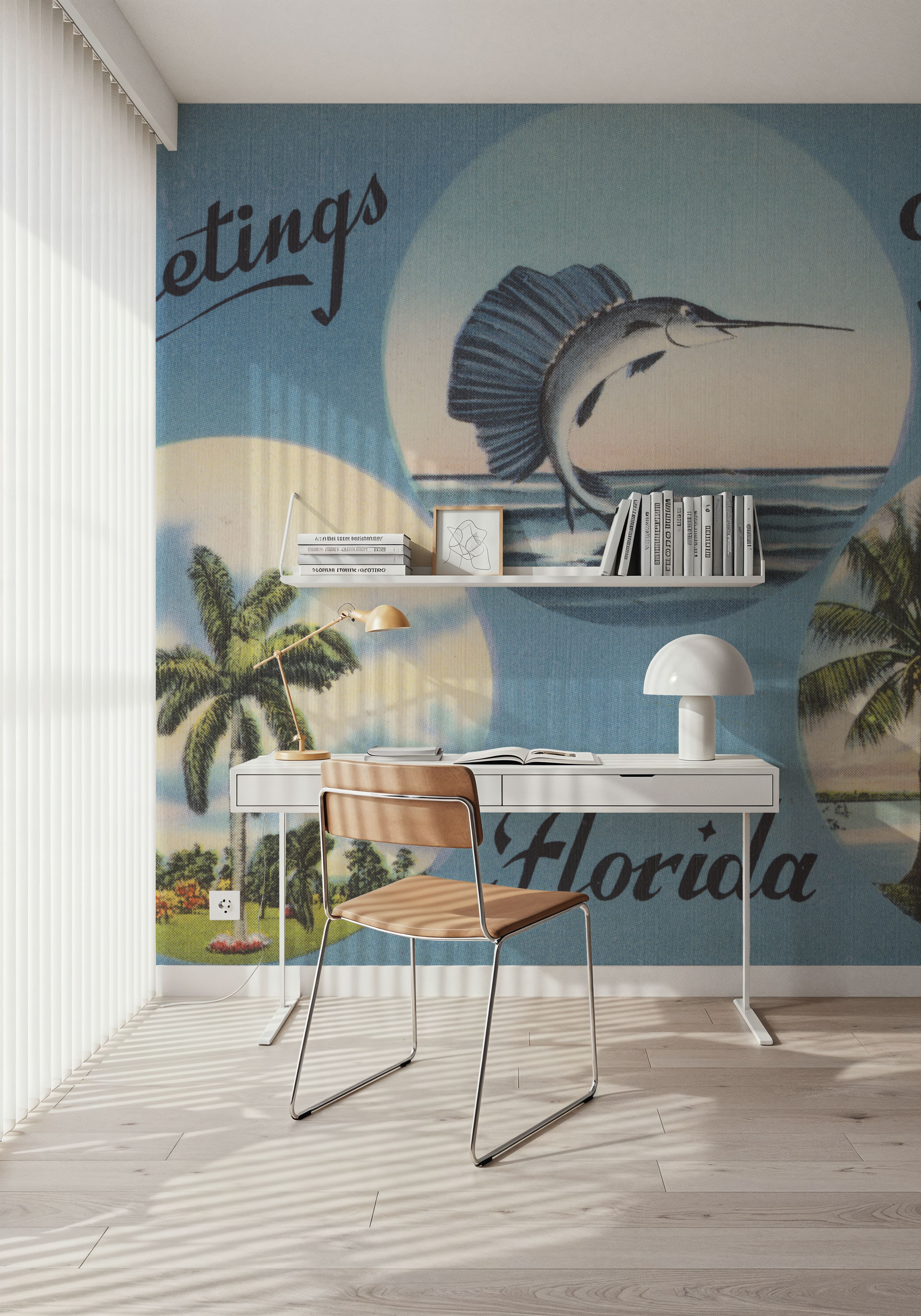 Greetings from Florida Wildlife - Screenprint Postcard