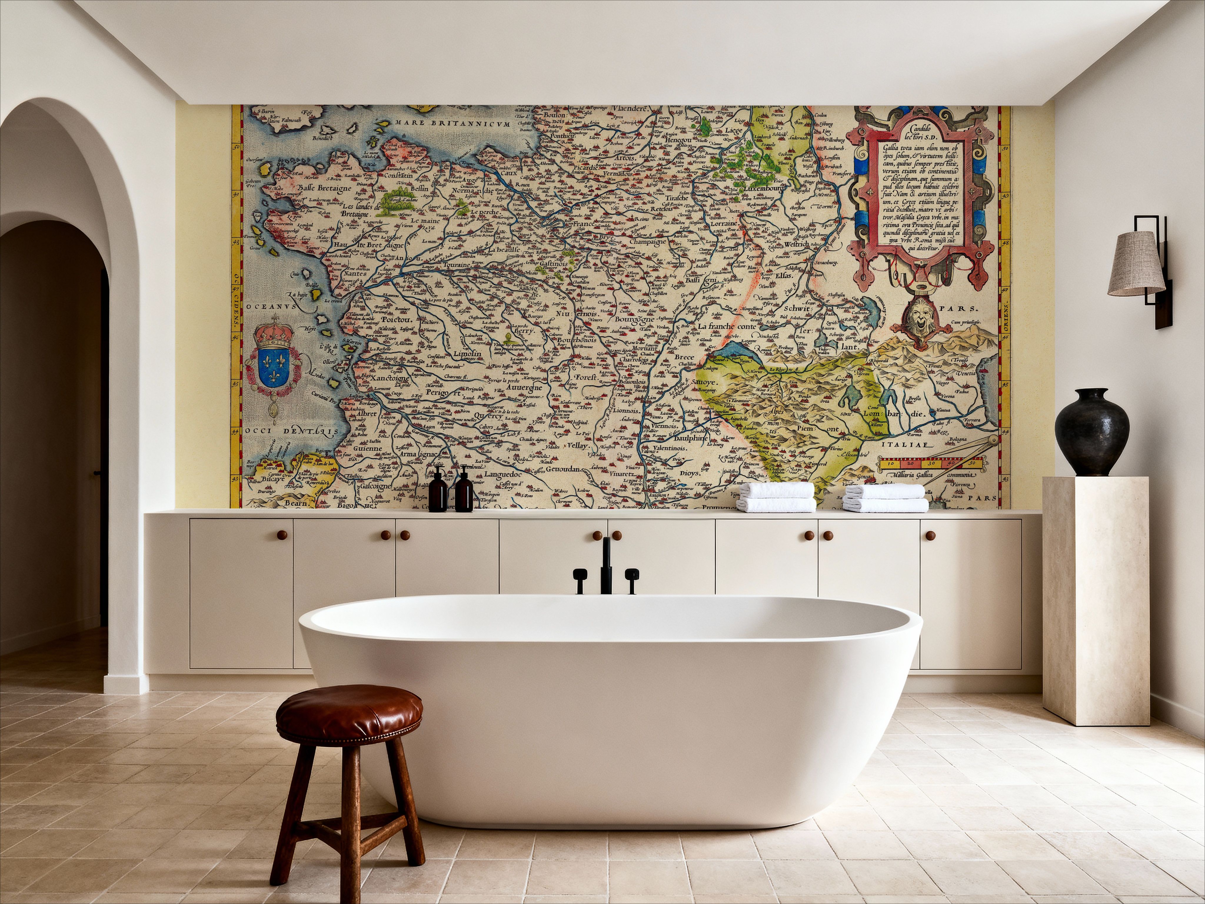 Old Map of France, 1570