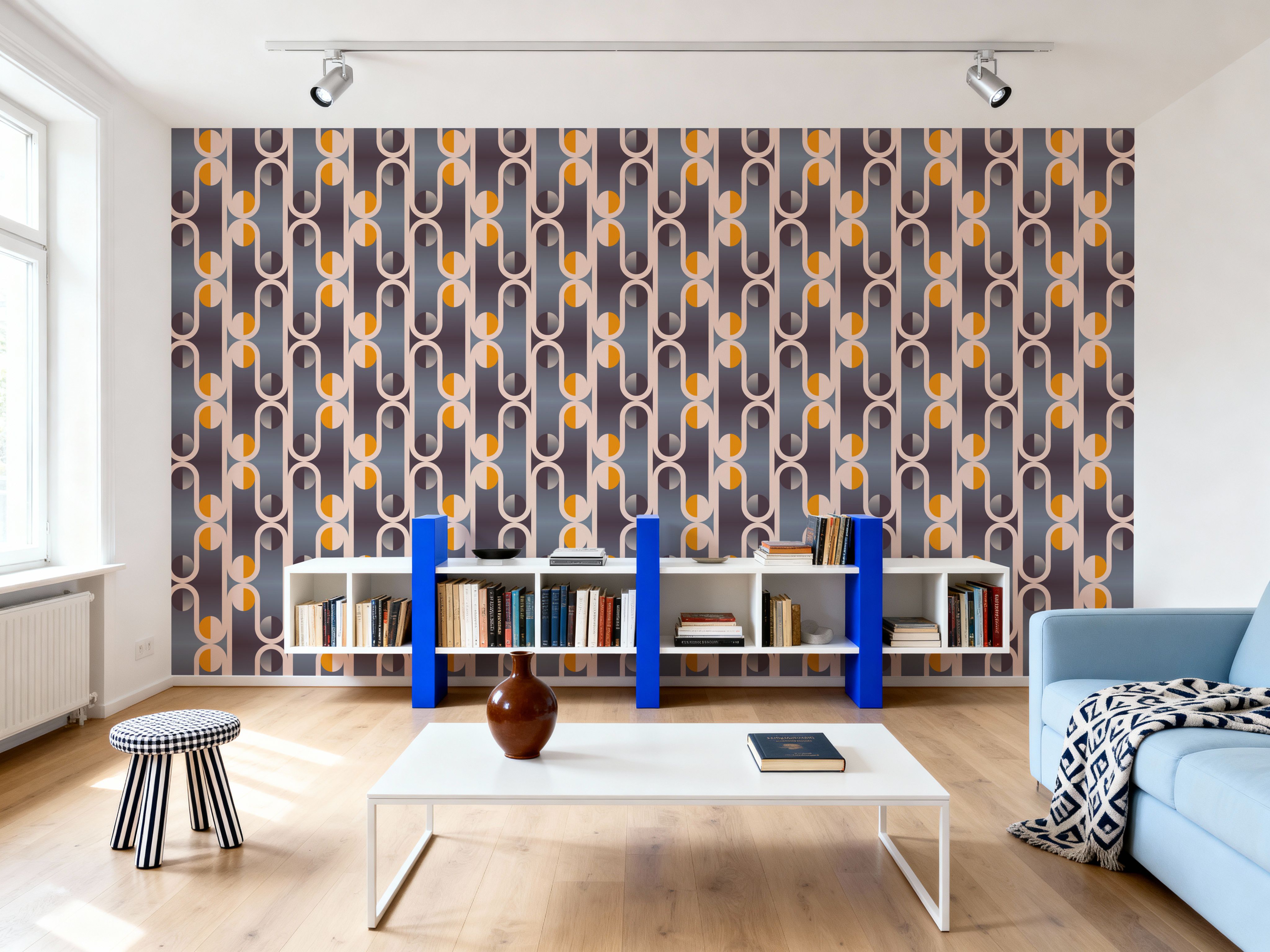 Art Deco Trellis, Lilac