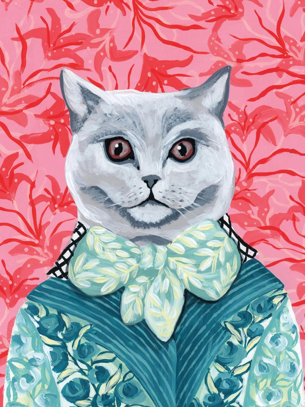 British Shorthair Dapper Cat