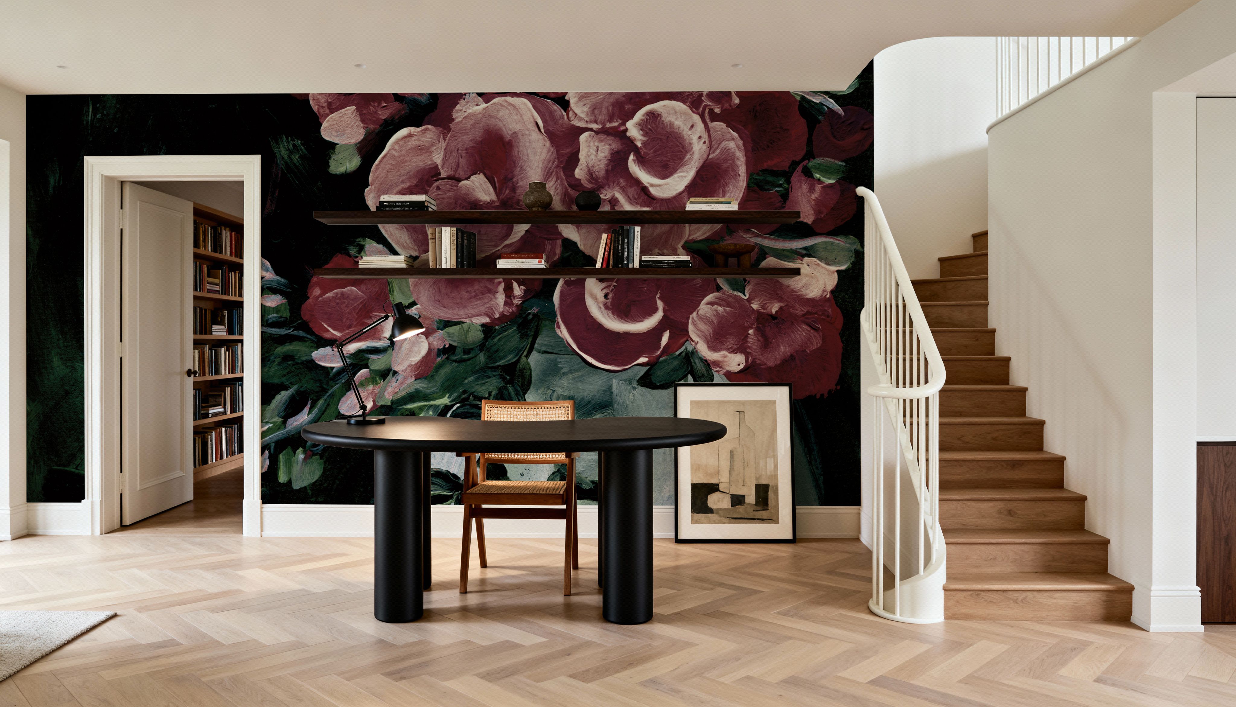 Botanical Elegance Burgundy II