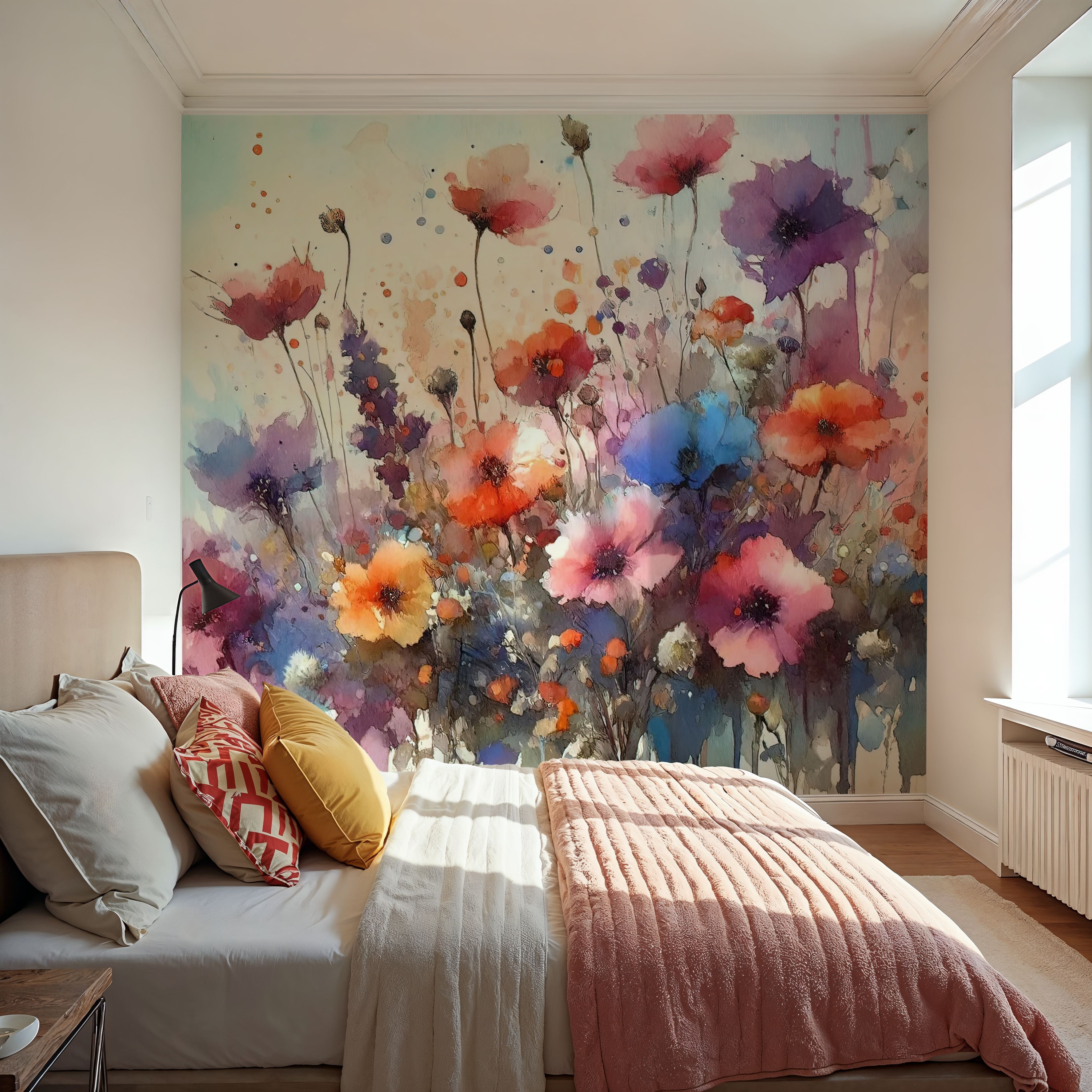 Vibrant Meadow of Wildflowers in Bloom