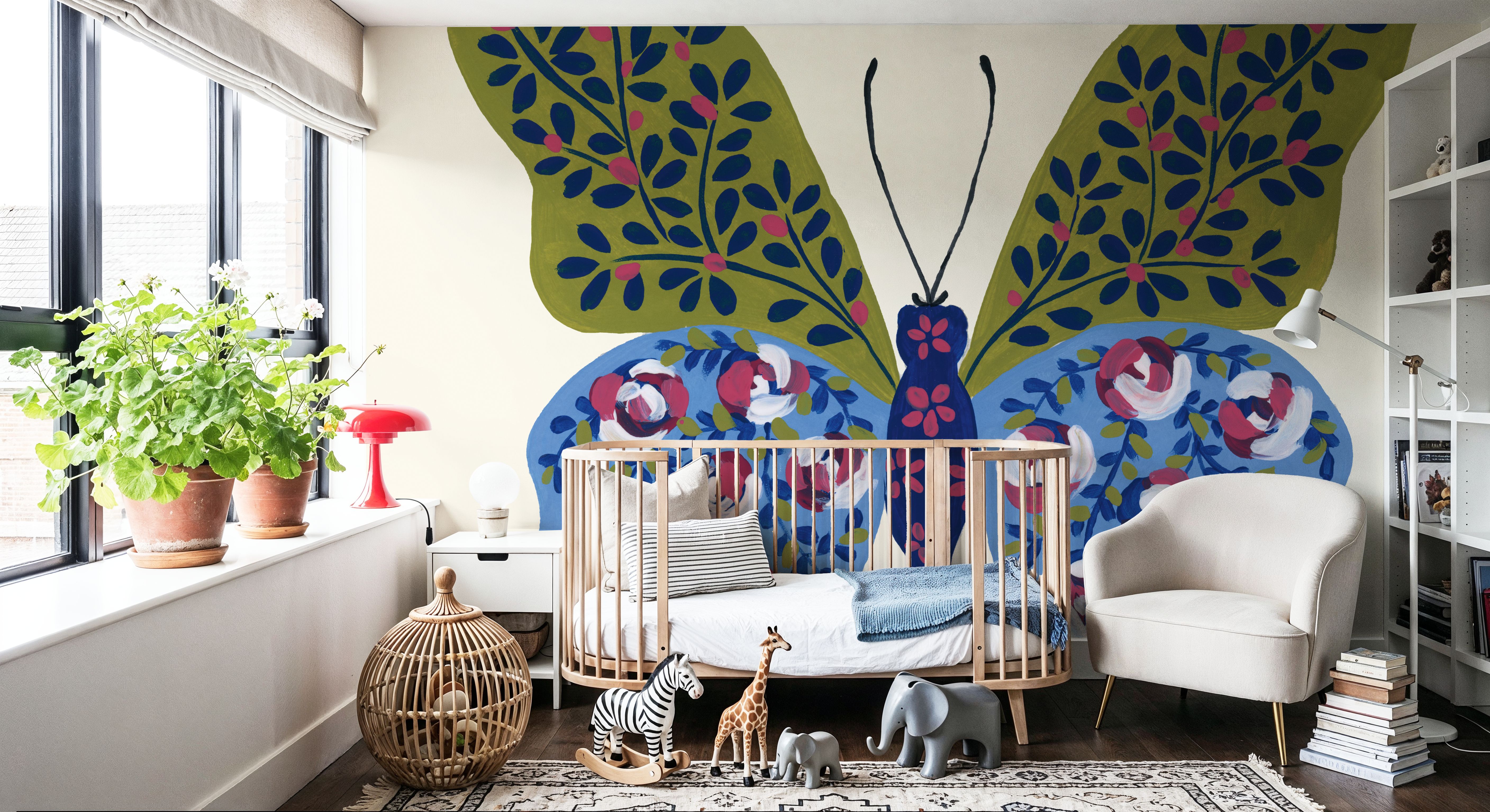 Blooming Butterfly I, Tapeten