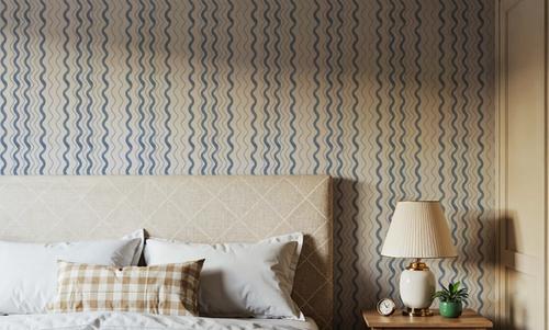Wavy Stripes, Blue