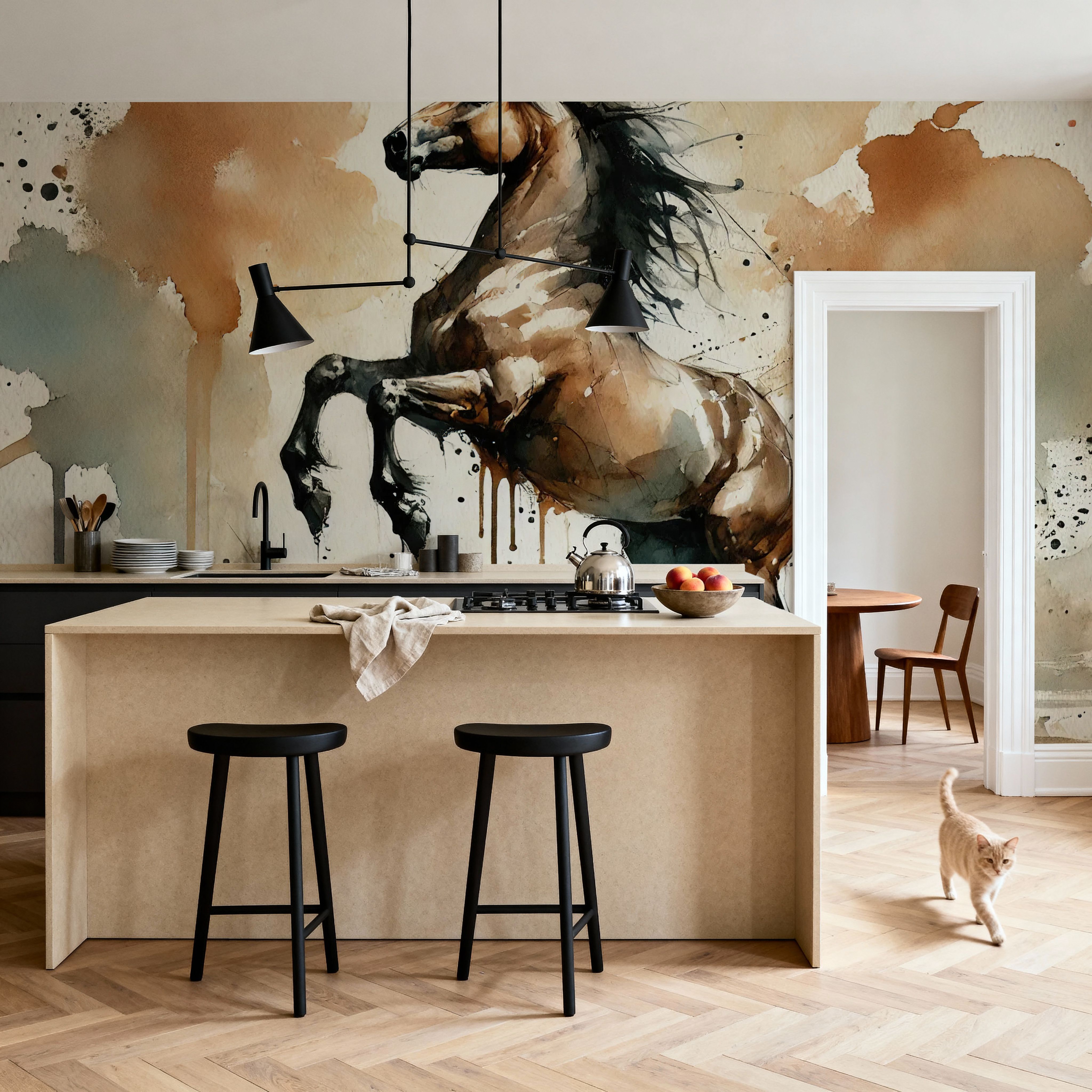 Fiery Horse Elegance