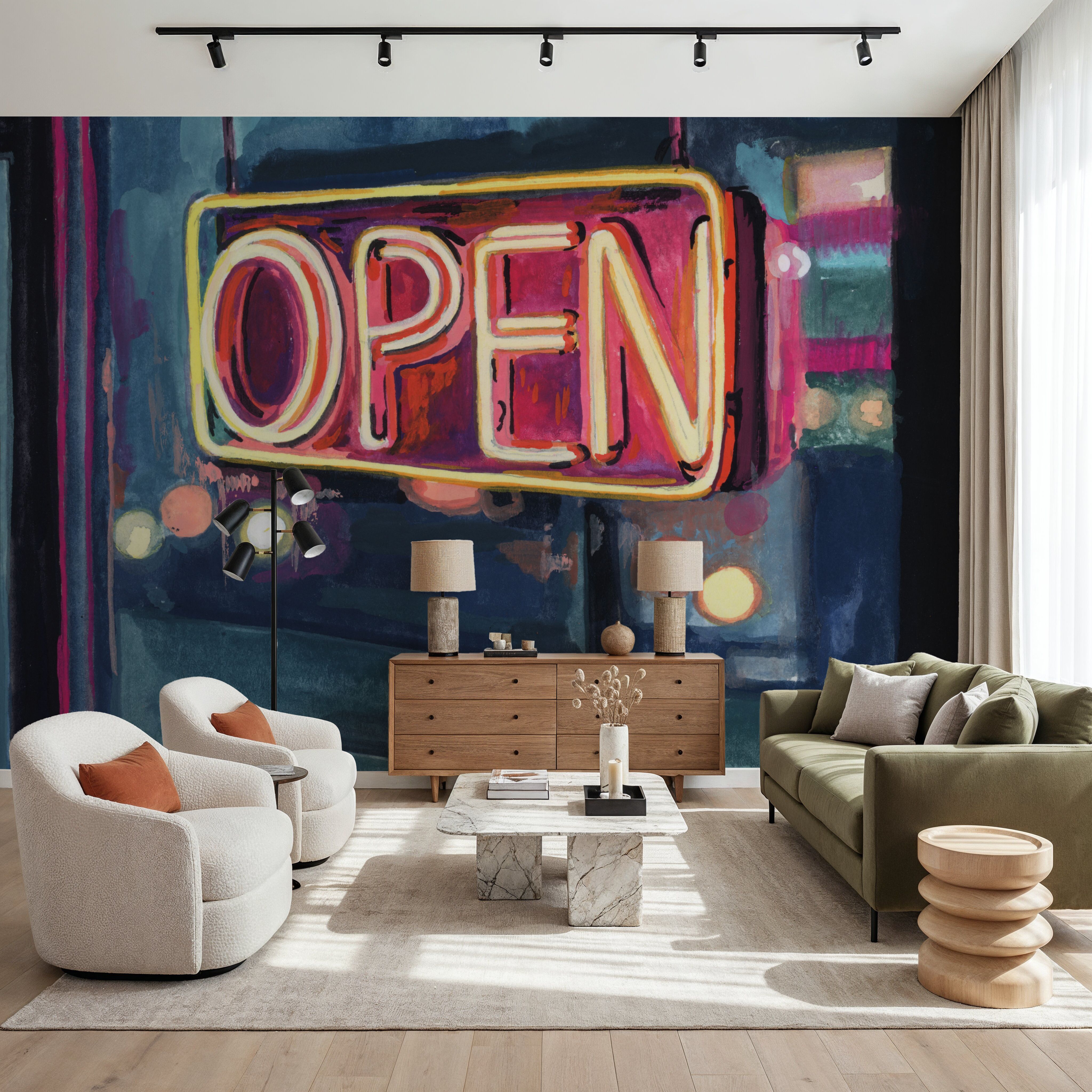 Neon Open Sign