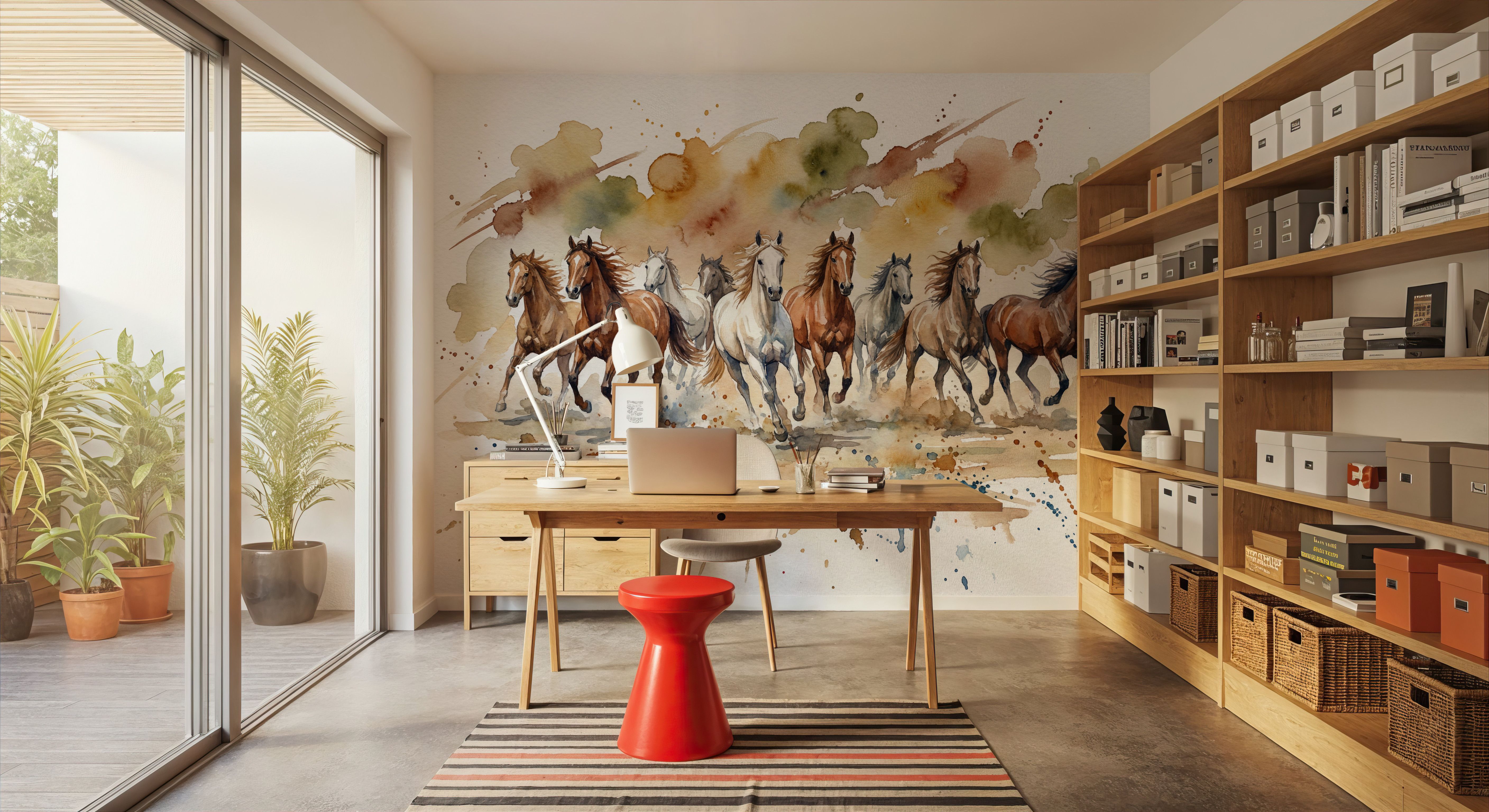 Wild Horses - Watercolor Spirit Animals Series