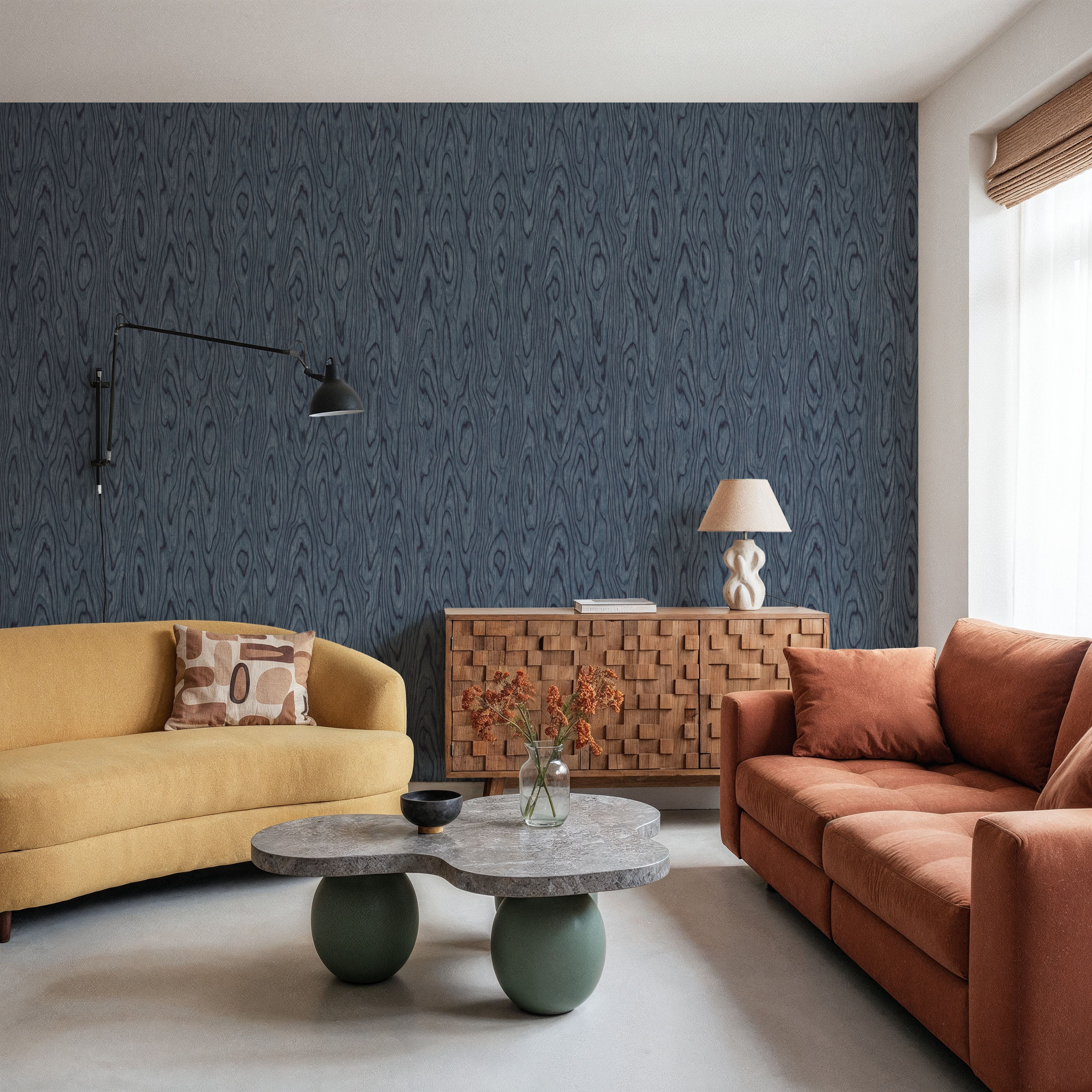 Conoid Grain, Prussian Blue