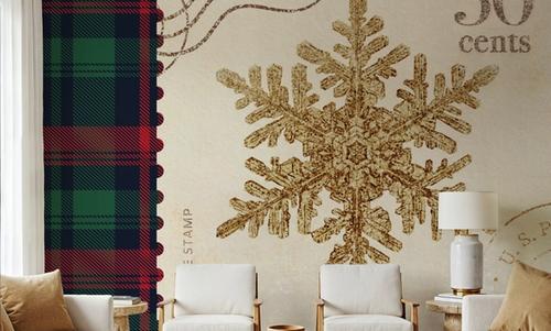 Plaid Christmas Stamp II