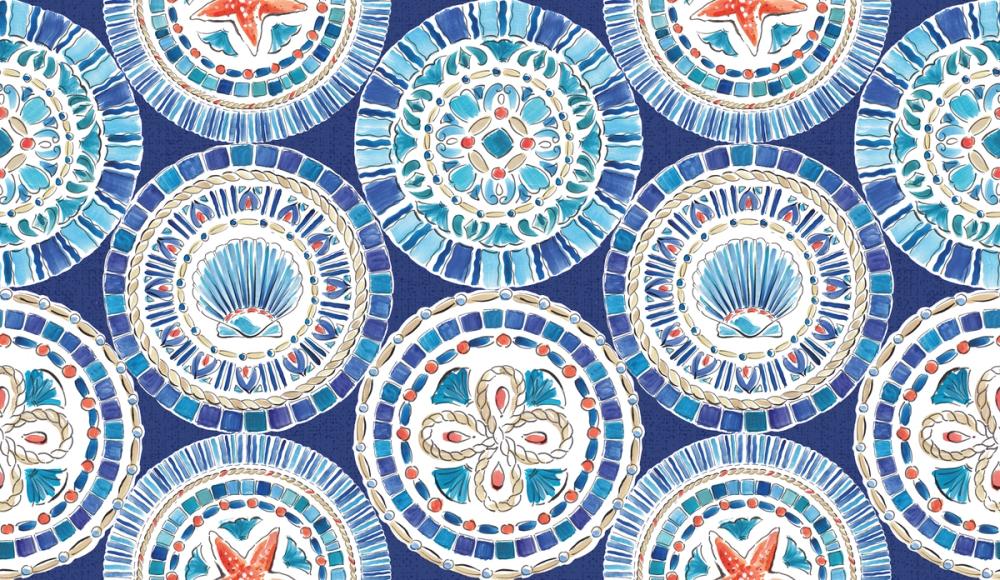 Maritime Plates Blue