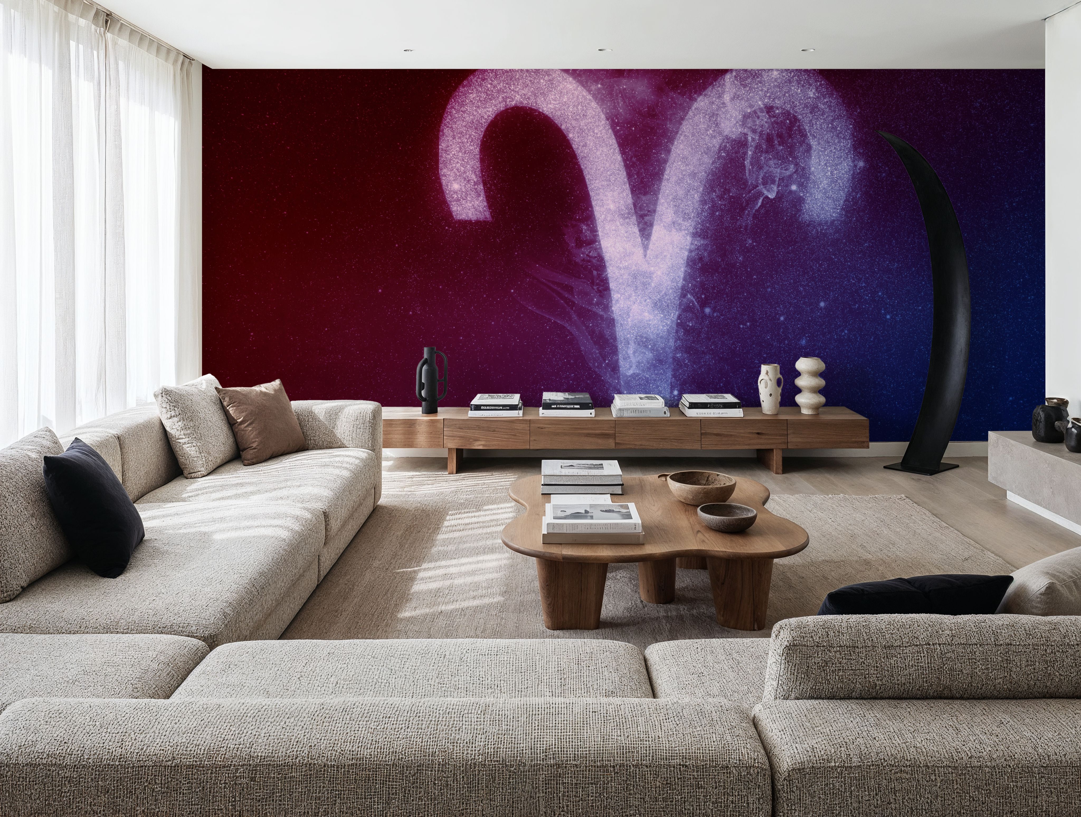 Aries Zodiac of Stars 