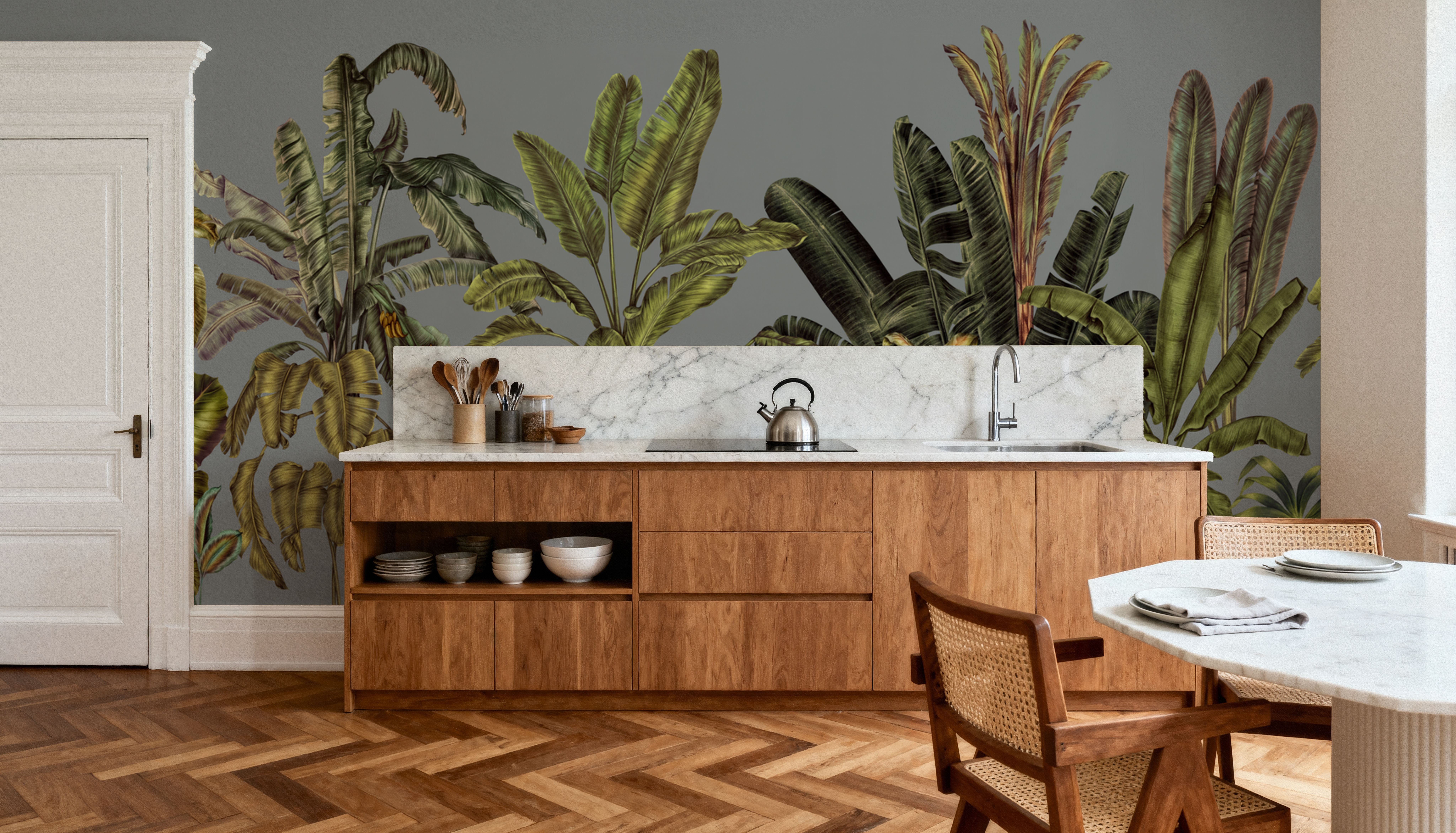 Madagascar Foliage, Blue