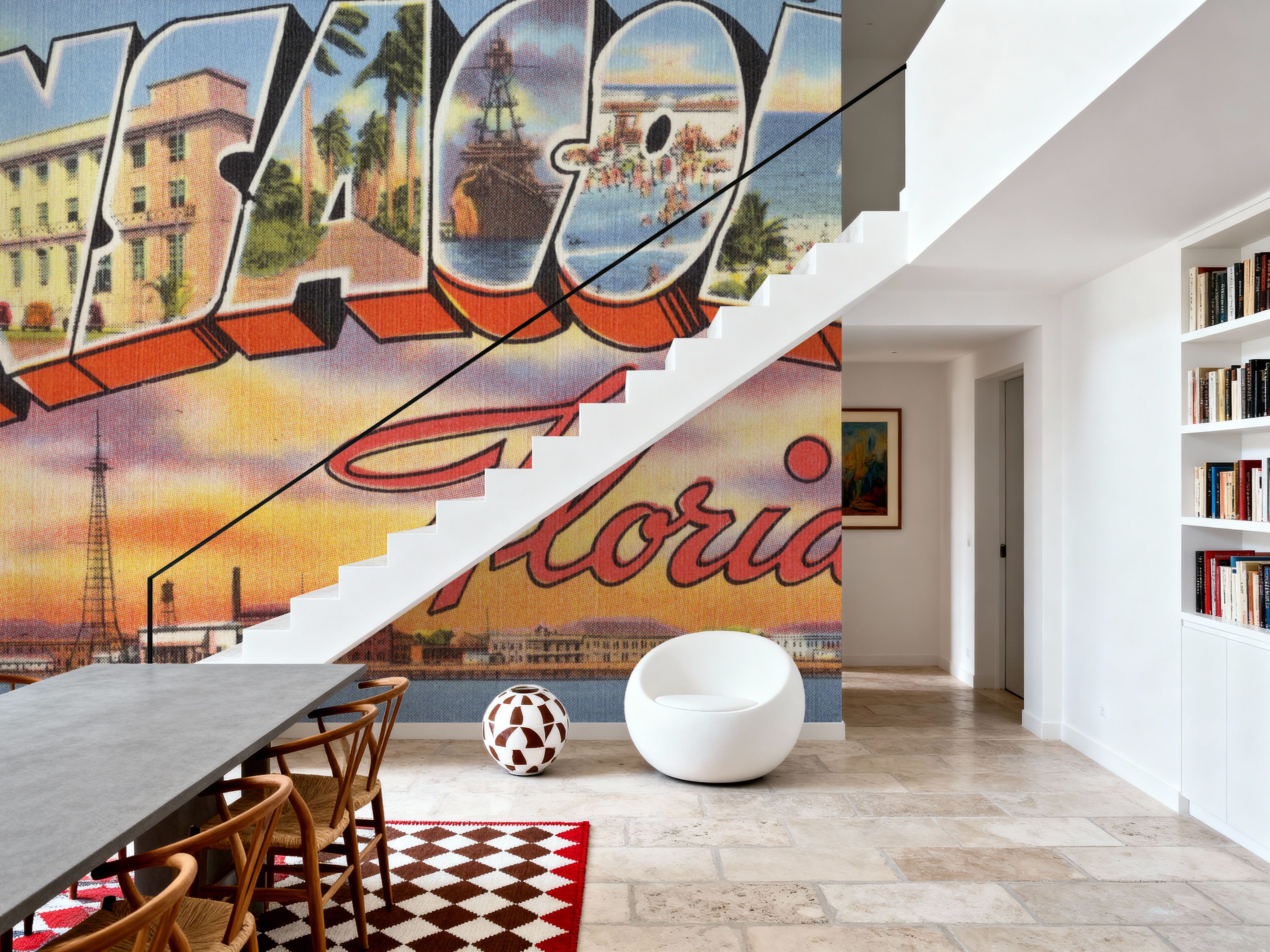 Greetings from Pensacola - Screenprint Postcard