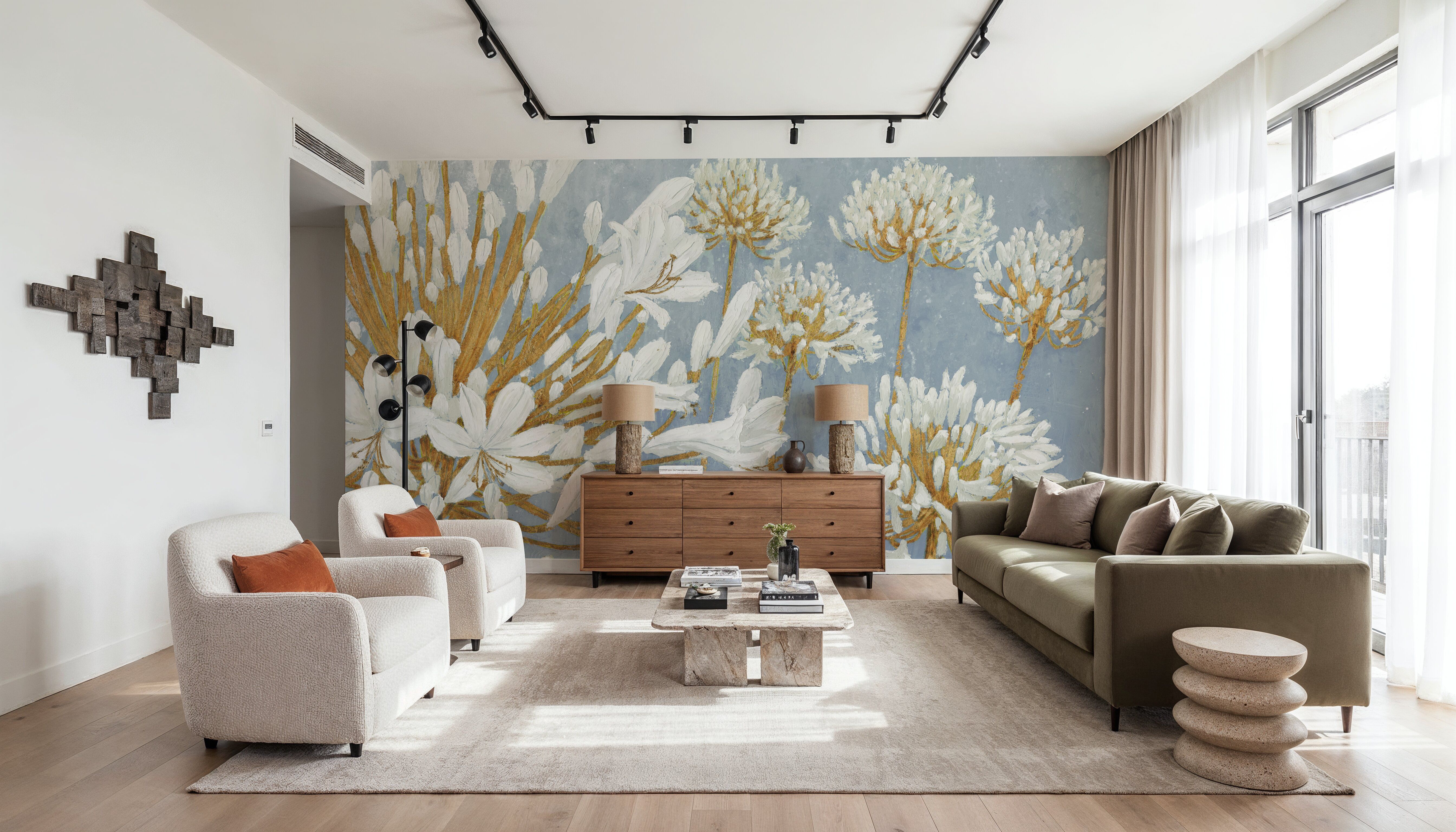 Golden Spring Blue Gray