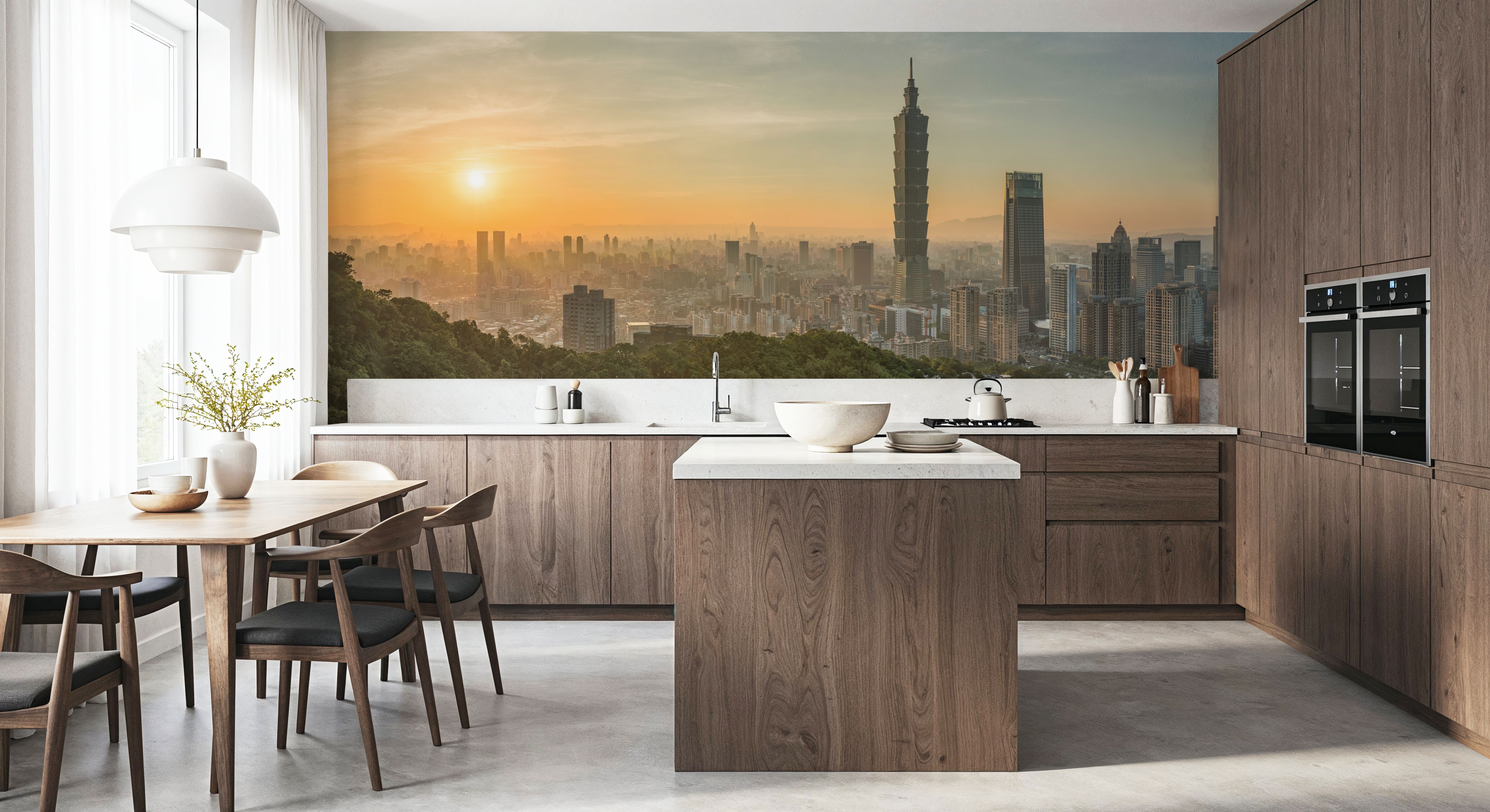 Taipei Sunset, Wallpaper