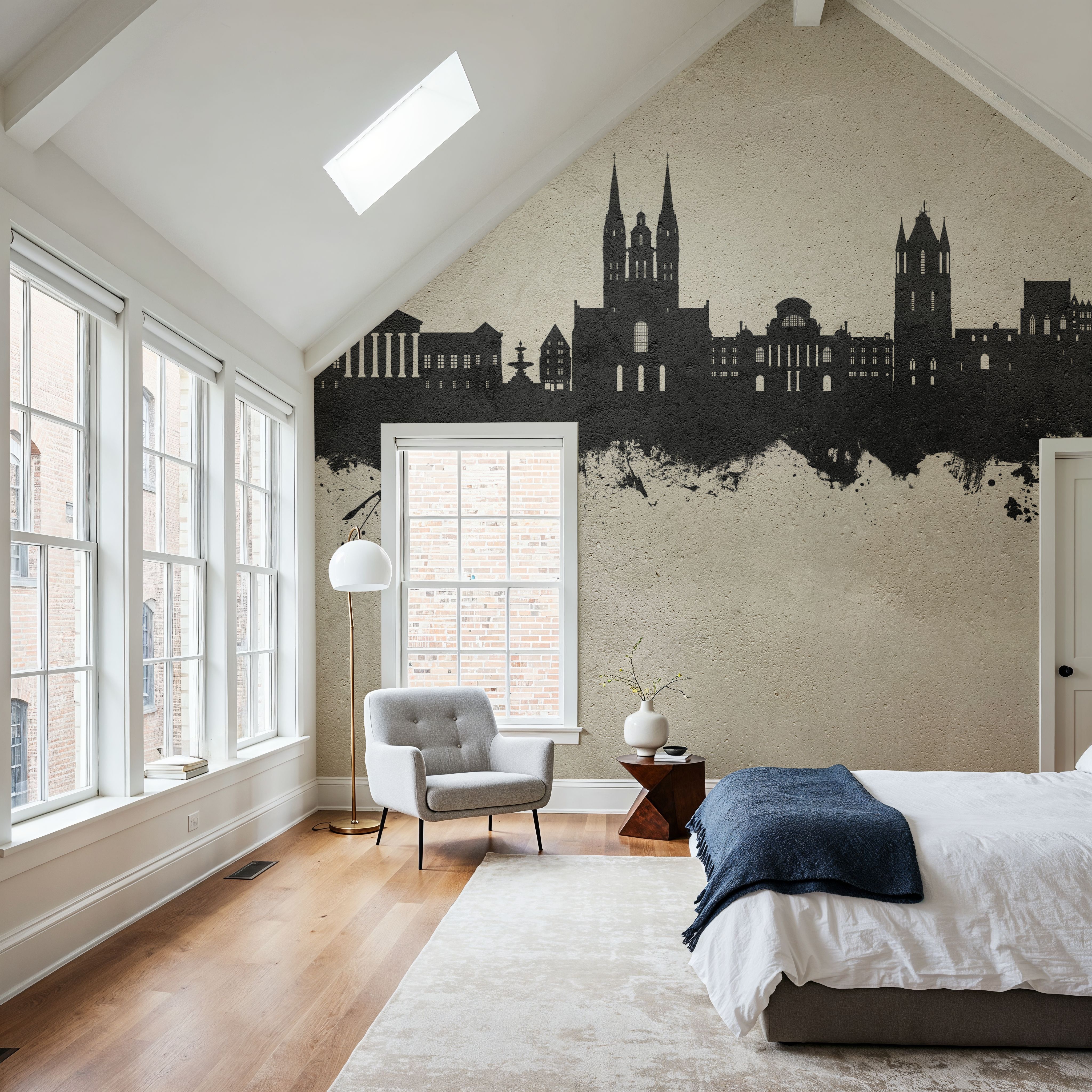 Angers France Skyline Concrete