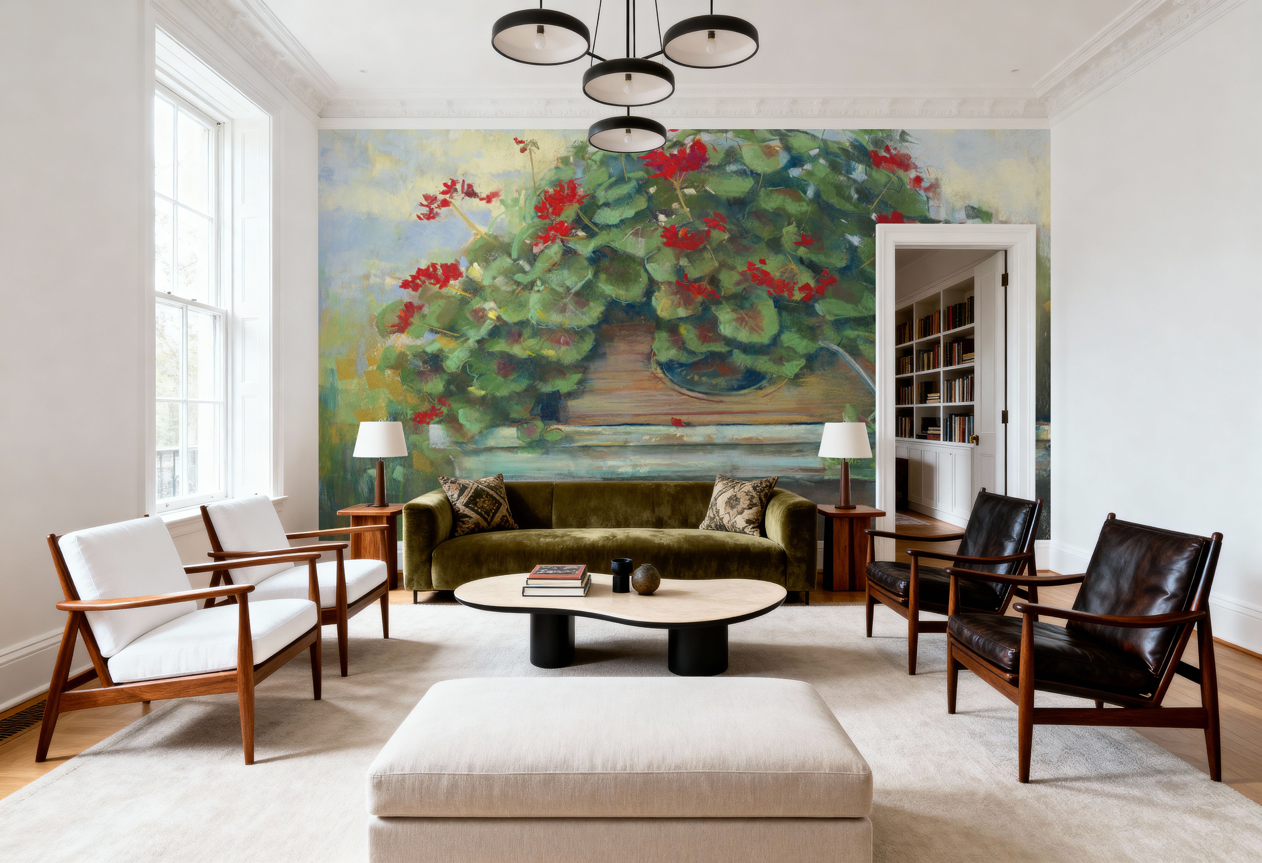 Geranium Bench