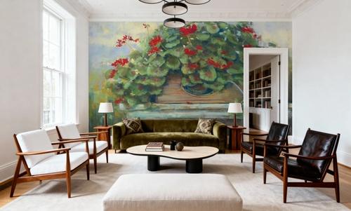 Geranium Bench