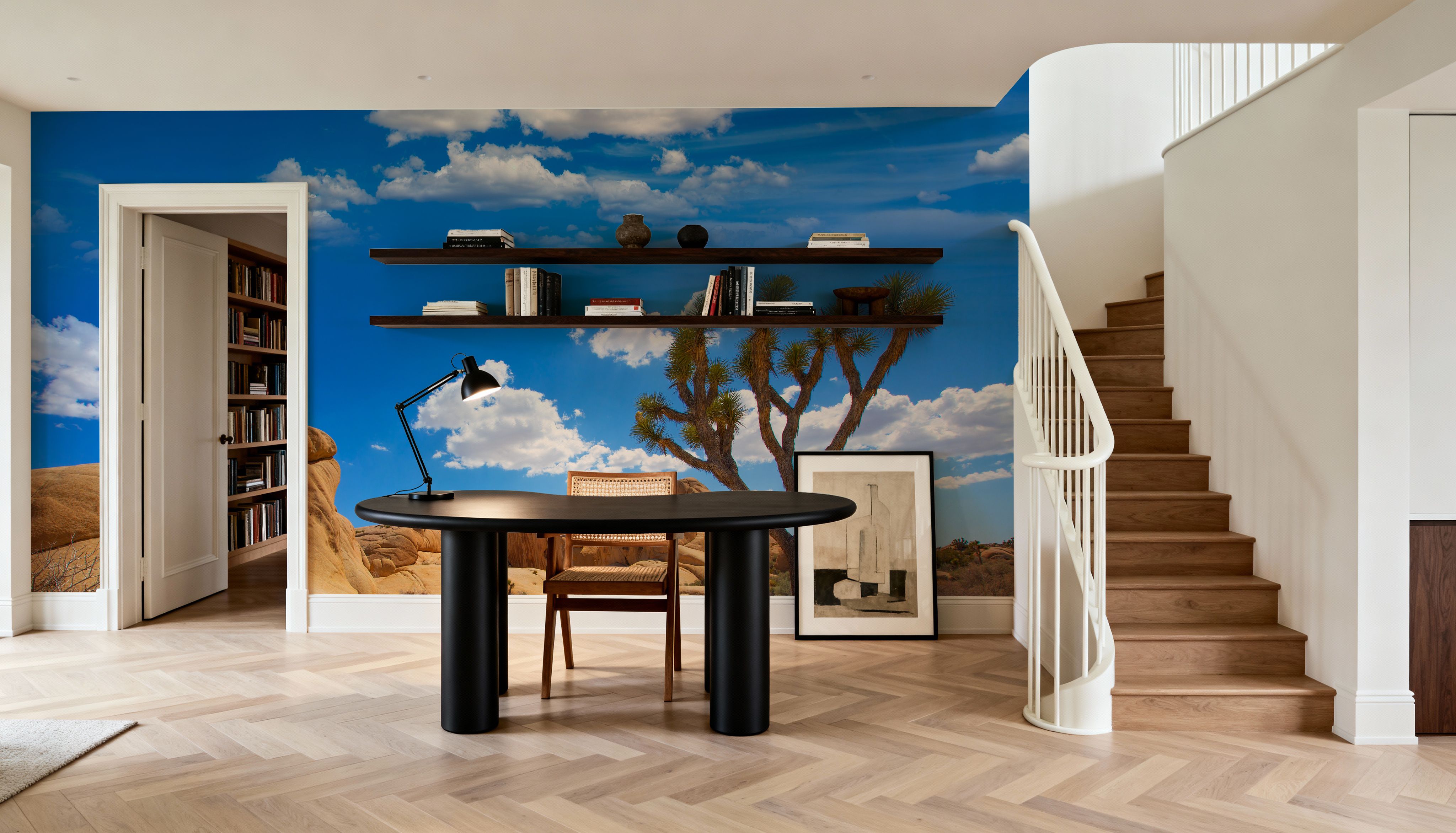 Joshua Tree Blue IV, Behang