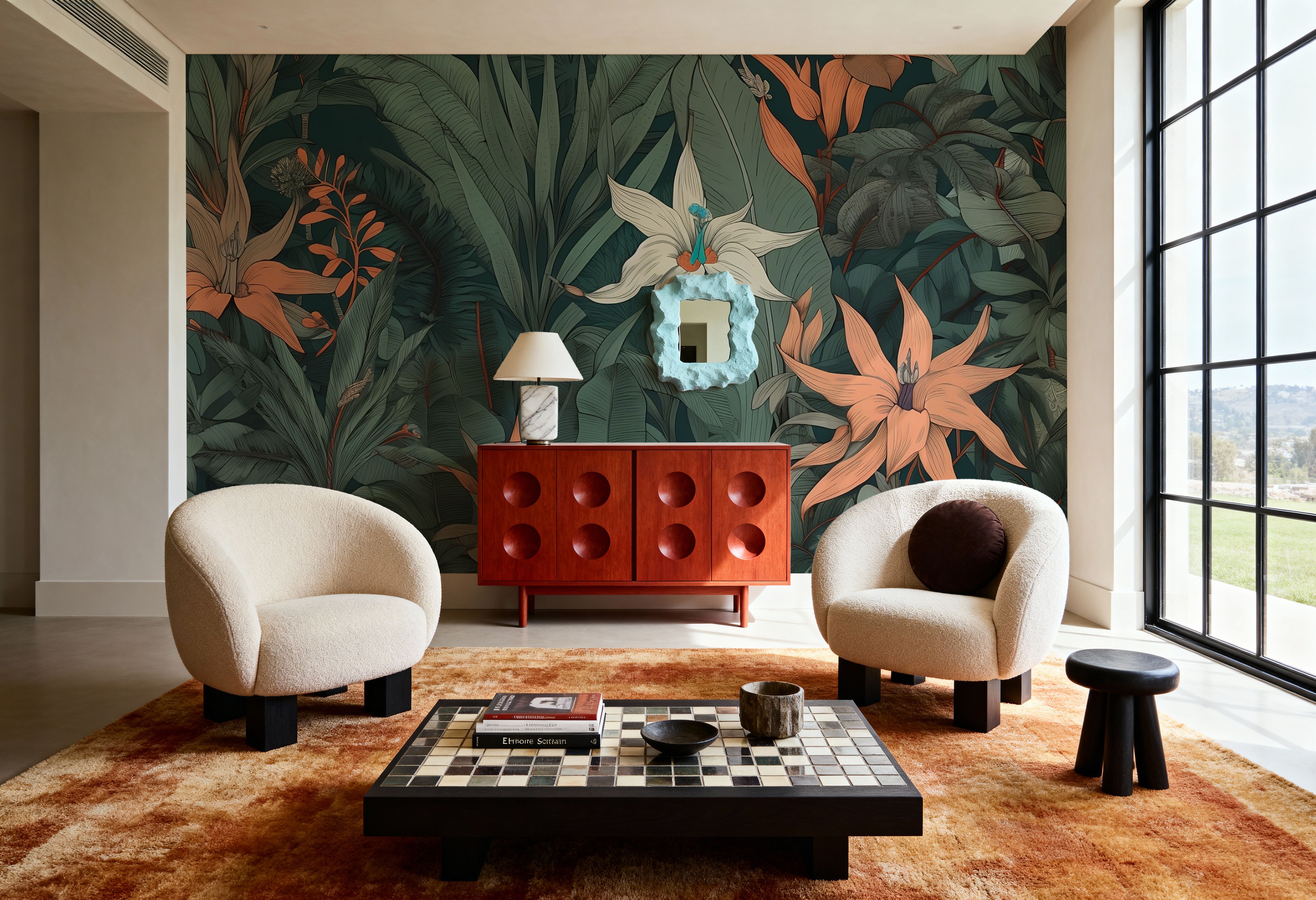 Playful Ornament, Papier peint