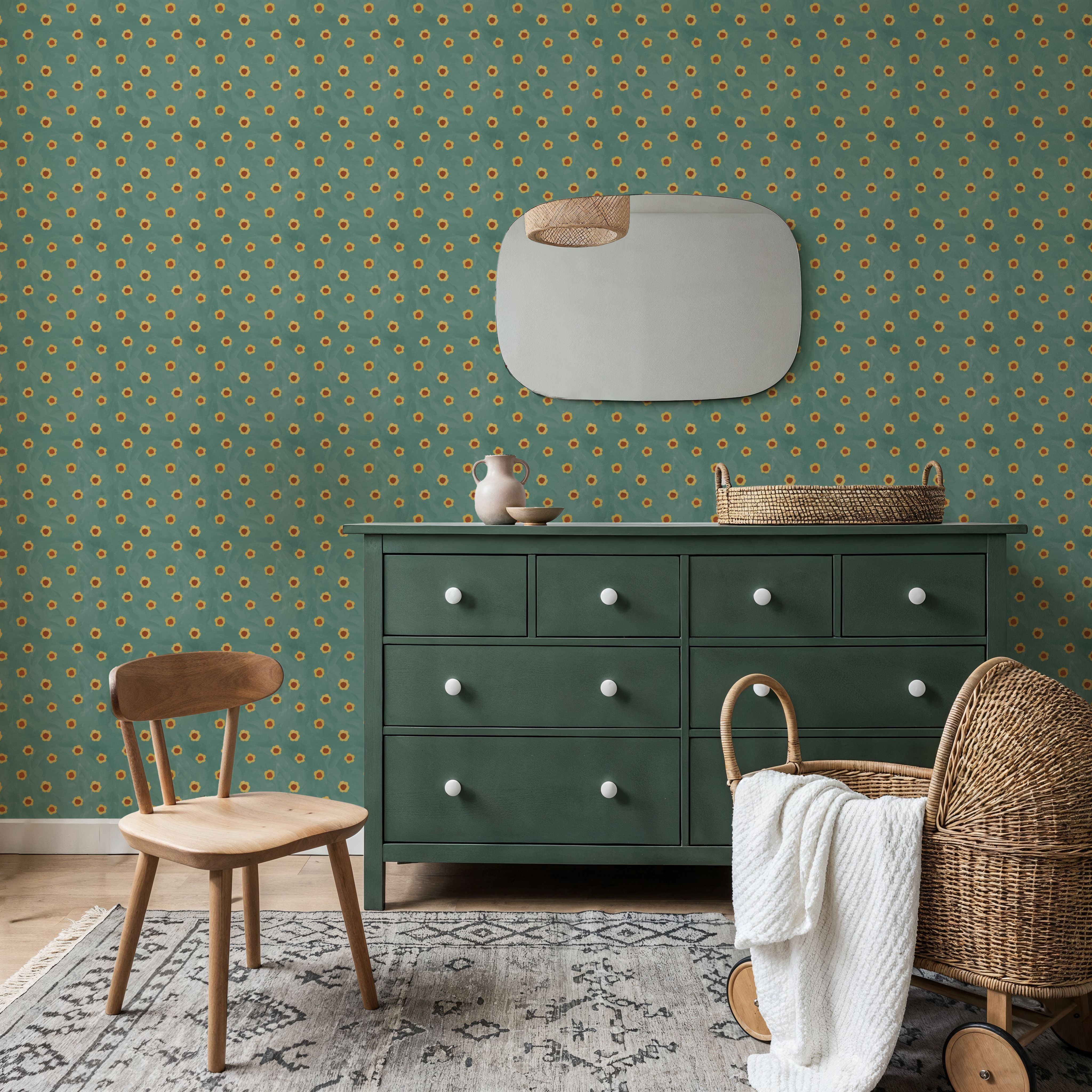 Autumn Buds Turqouise