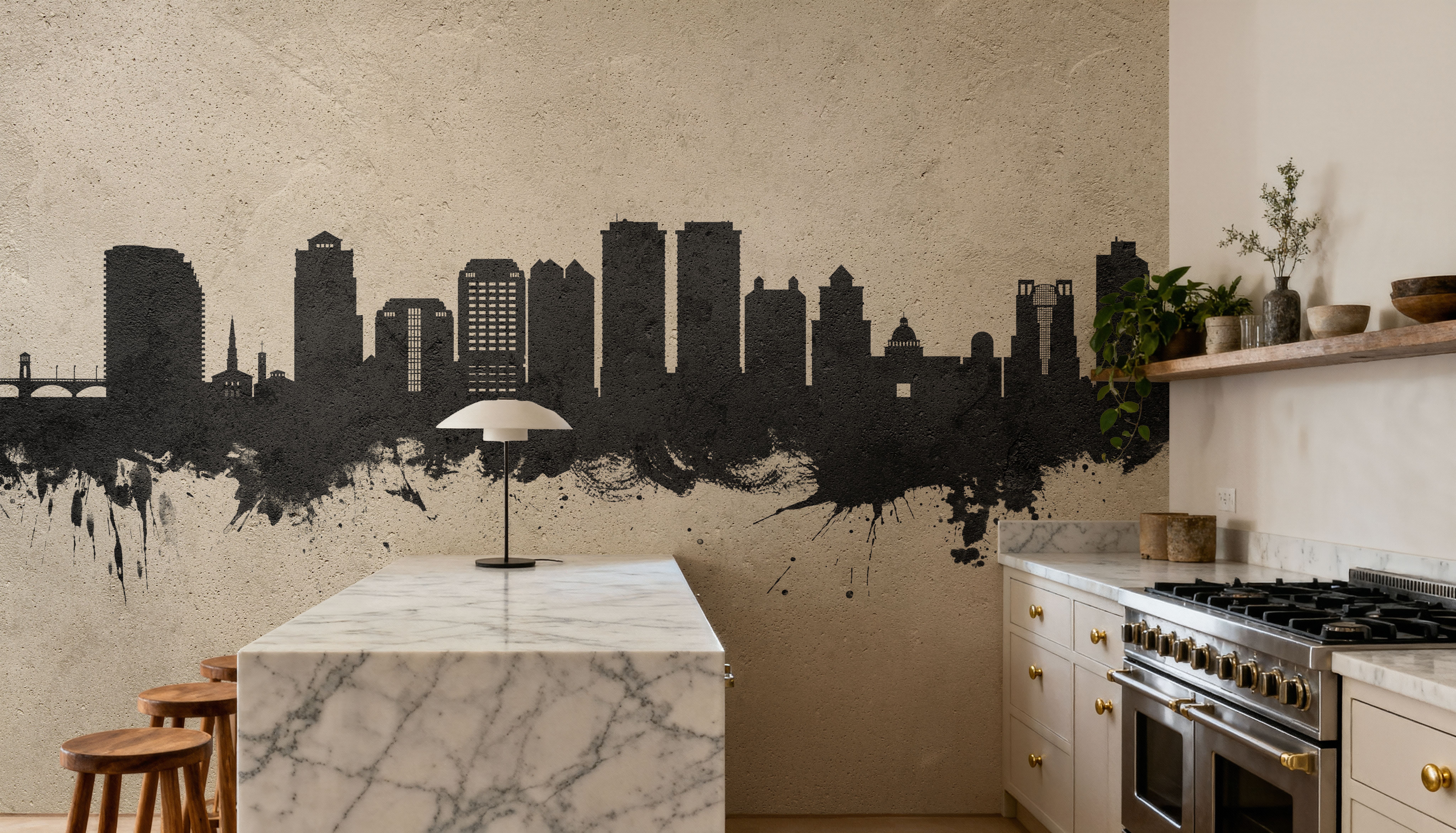 West Palm Beach Florida Skyline Concrete, Wallpaper