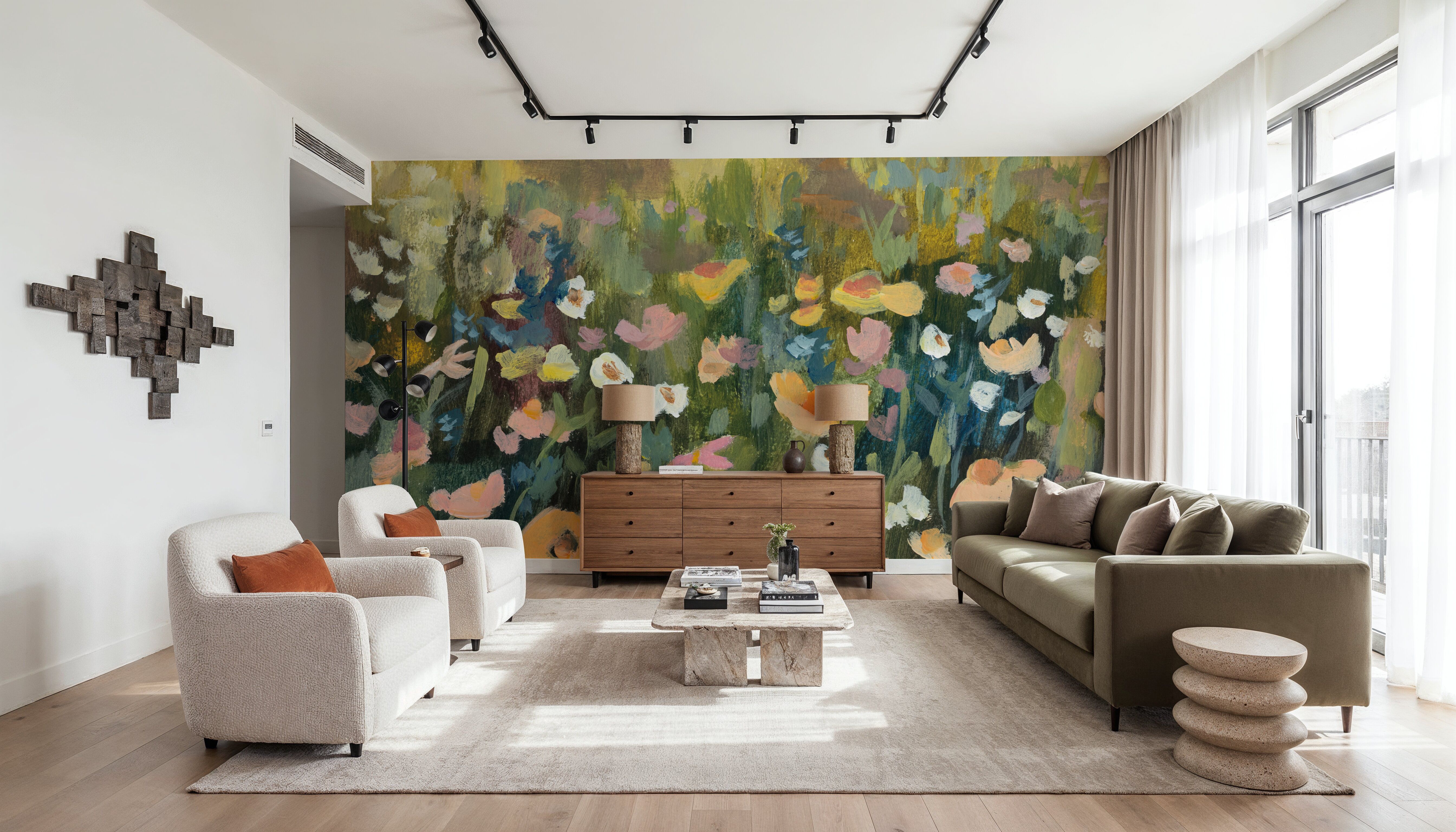 Backyard Meadow, Wallpaper