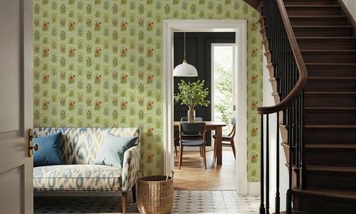 Wildflower Collage, Pistachio