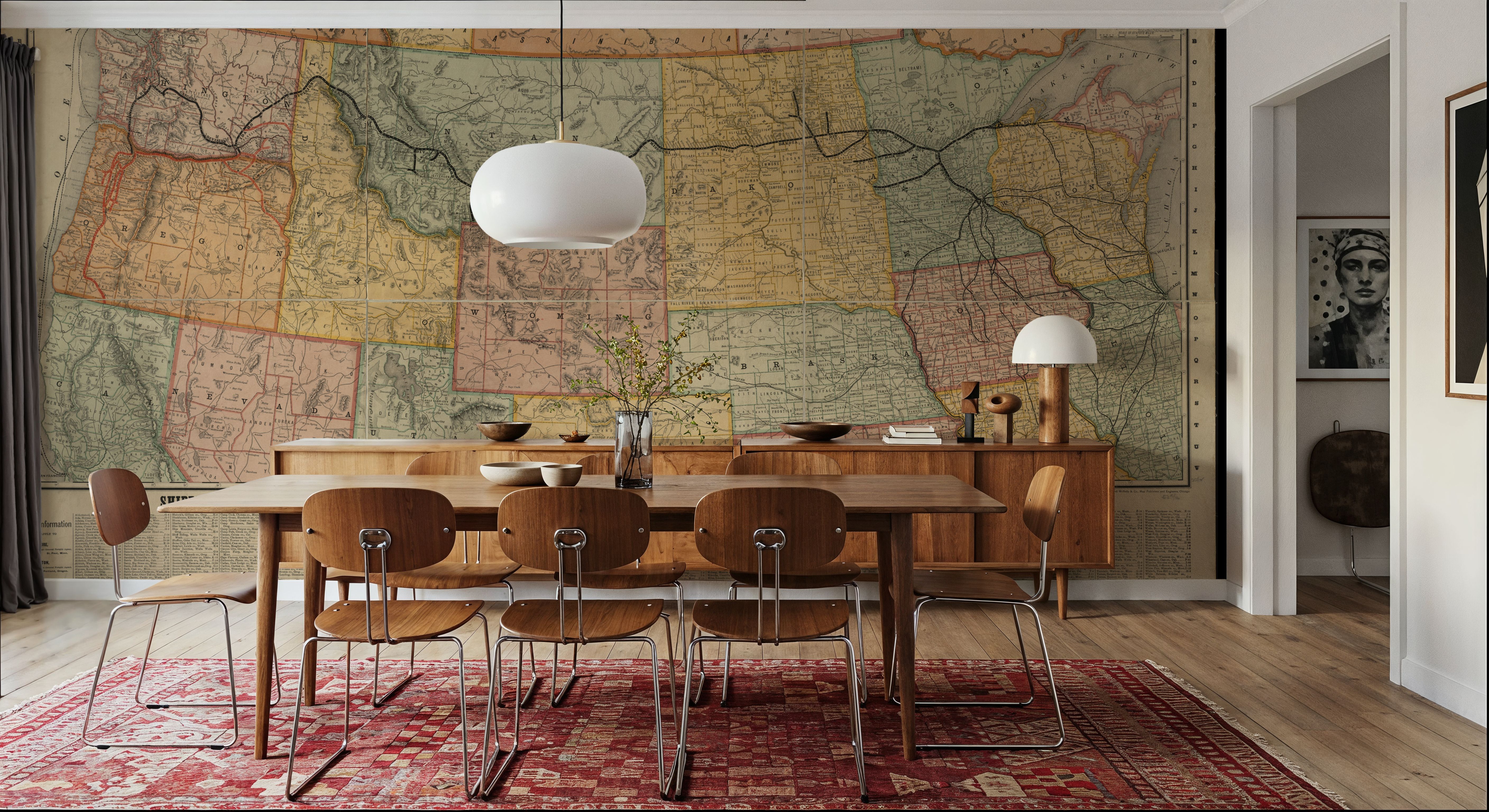 Northern Pacific Railroad, Wallpaper