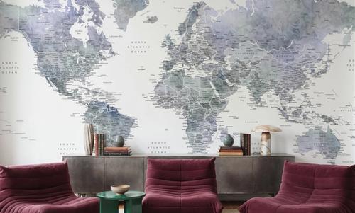 World Map Cities - Norberto